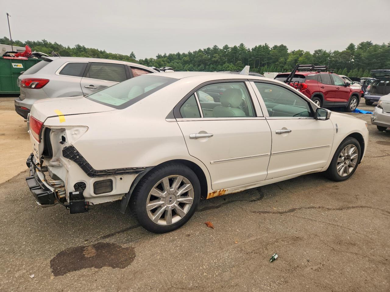 2012 Lincoln Mkz White vin: 3LNHL2JC6CR819402