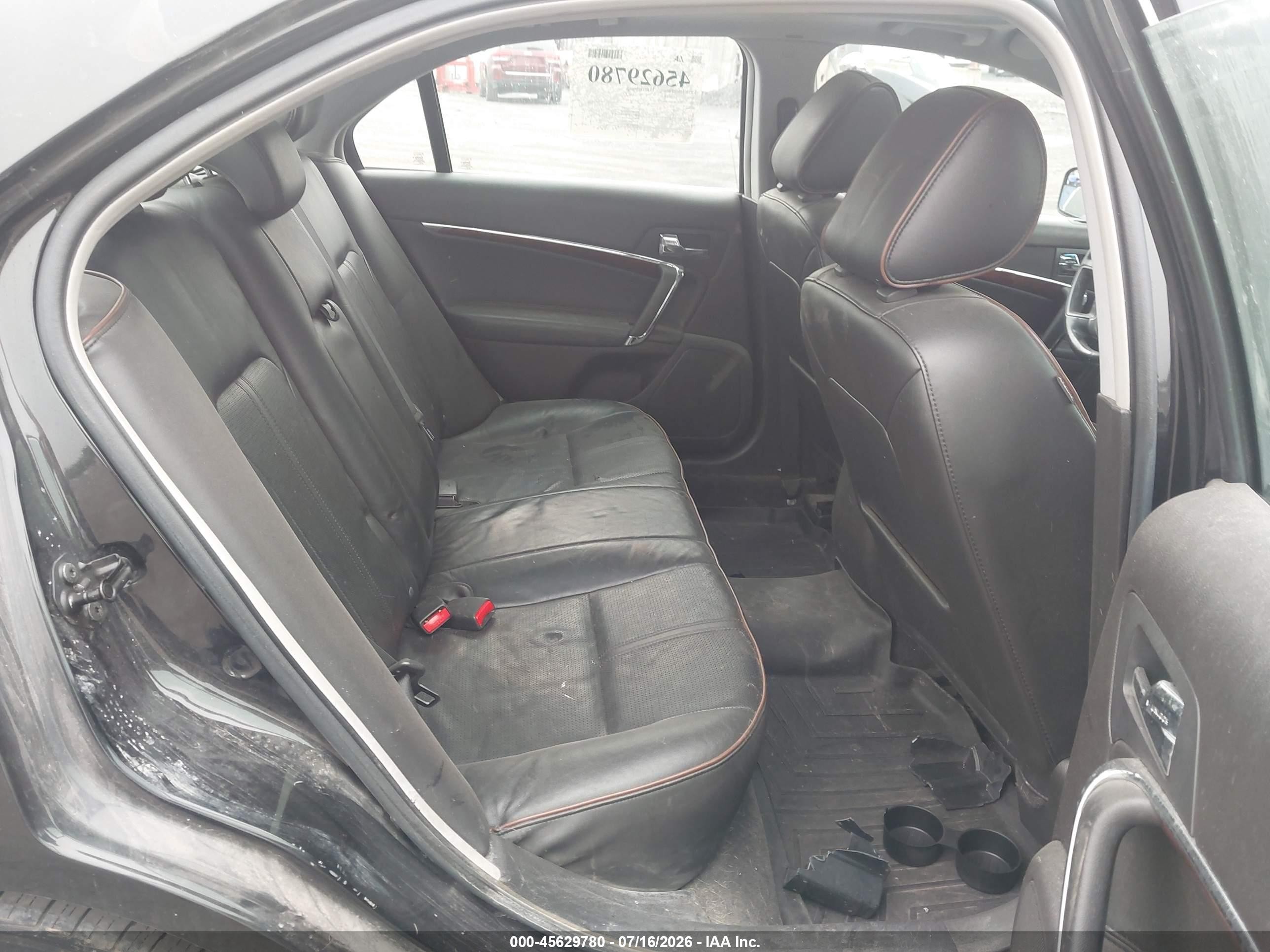 2011 Lincoln Mkz   Black vin: 3LNHL2JC7BR750847