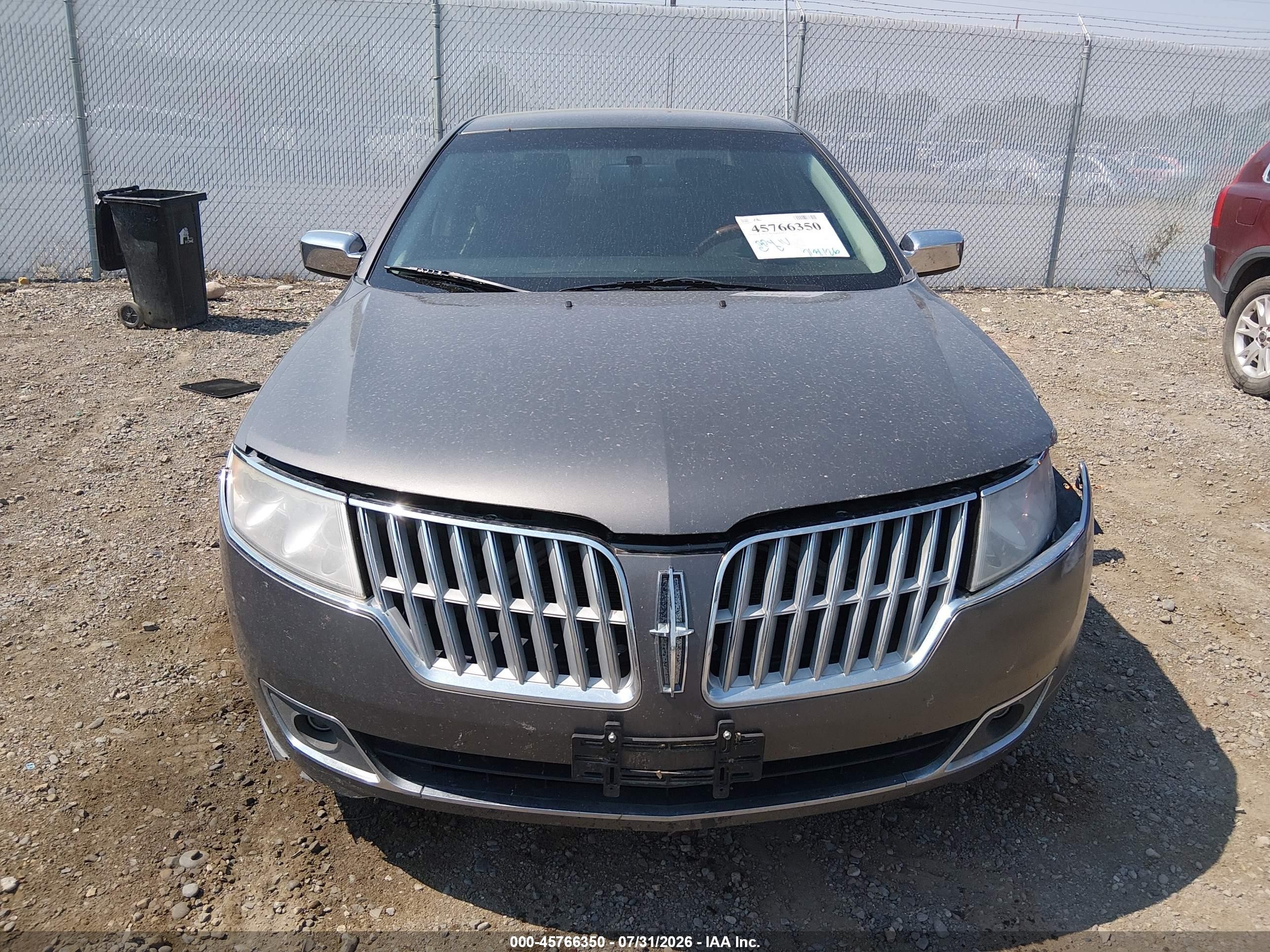 2011 Lincoln Mkz   Gray vin: 3LNHL2JC7BR758222