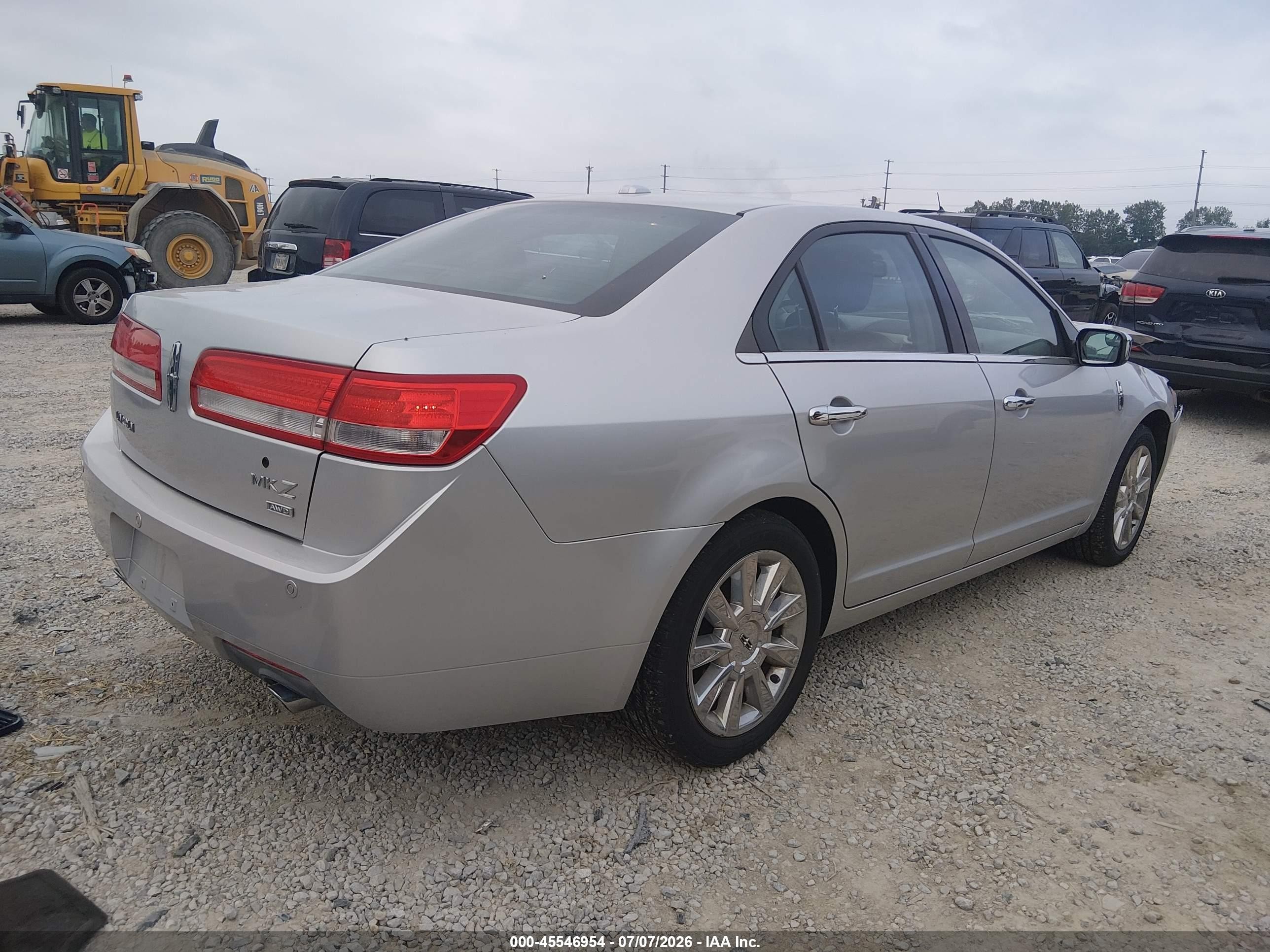 2012 Lincoln Mkz Серебряный vin: 3LNHL2JC7CR800793