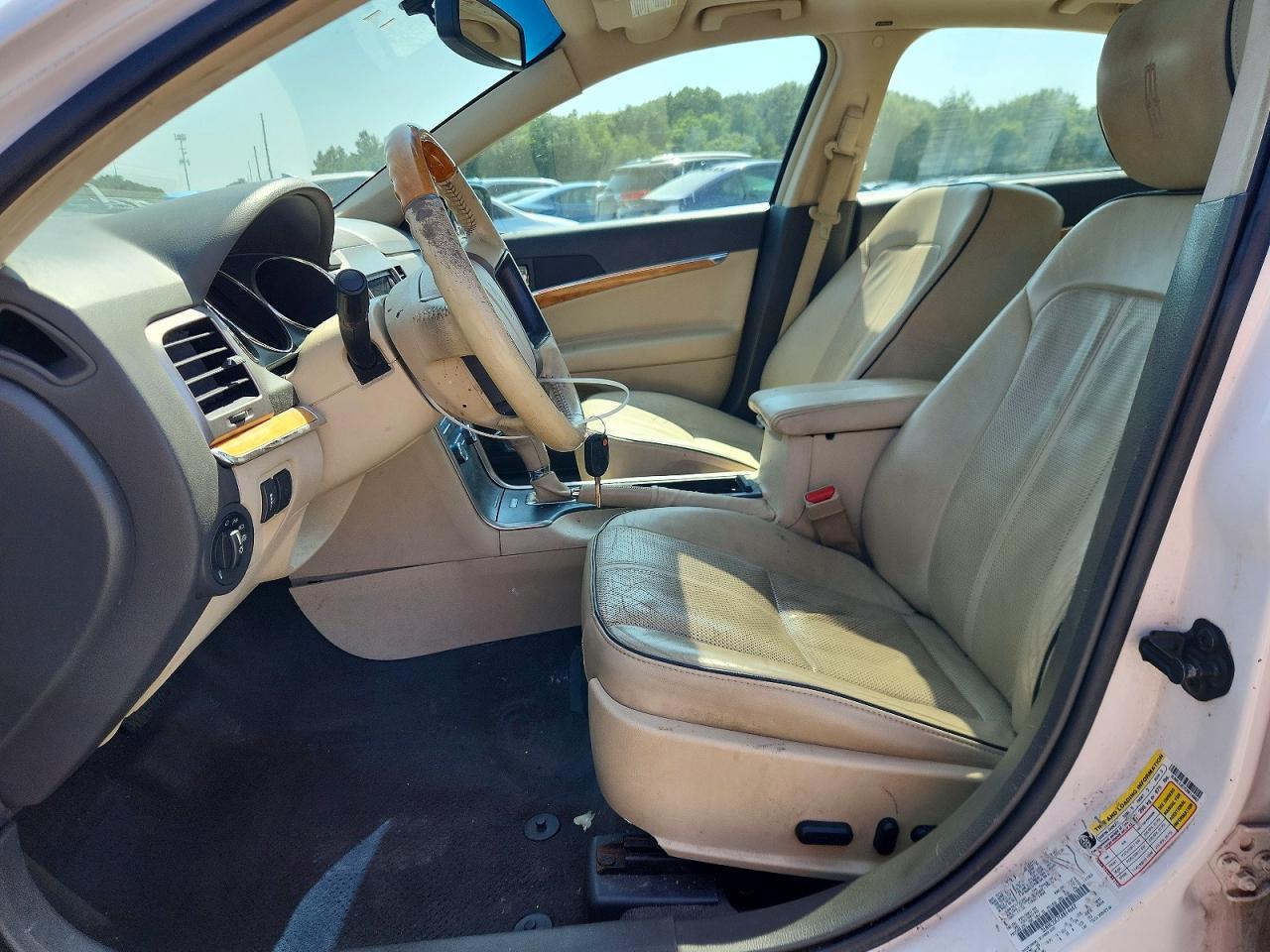 2012 Lincoln Mkz Белый vin: 3LNHL2JC7CR814662