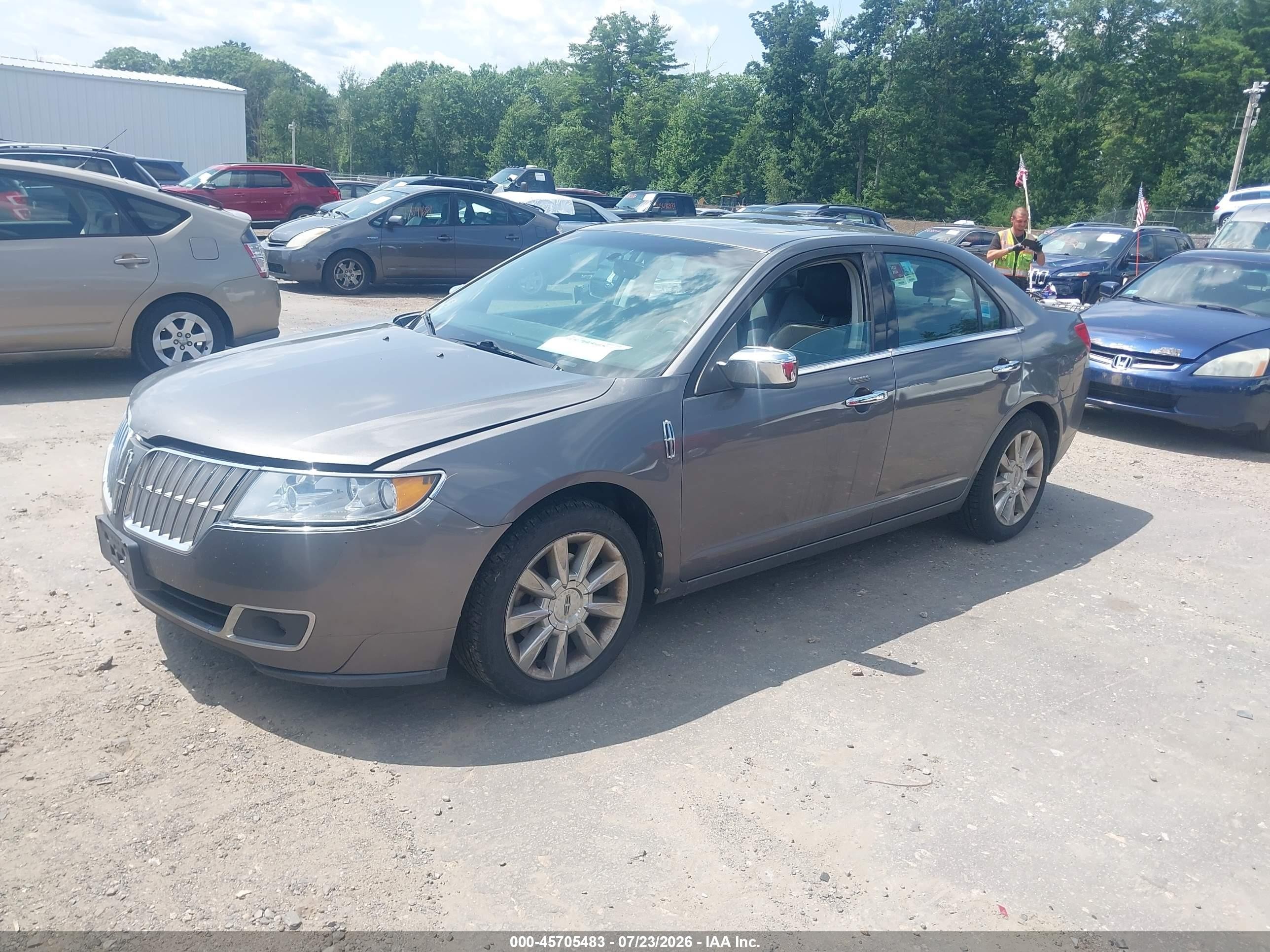 2012 Lincoln Mkz   Серый vin: 3LNHL2JC7CR835821