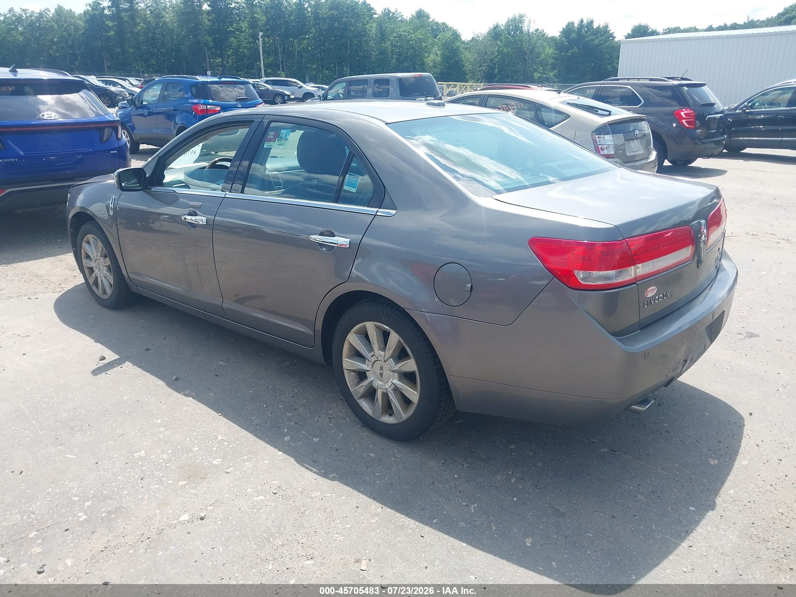 2012 Lincoln Mkz   Серый vin: 3LNHL2JC7CR835821