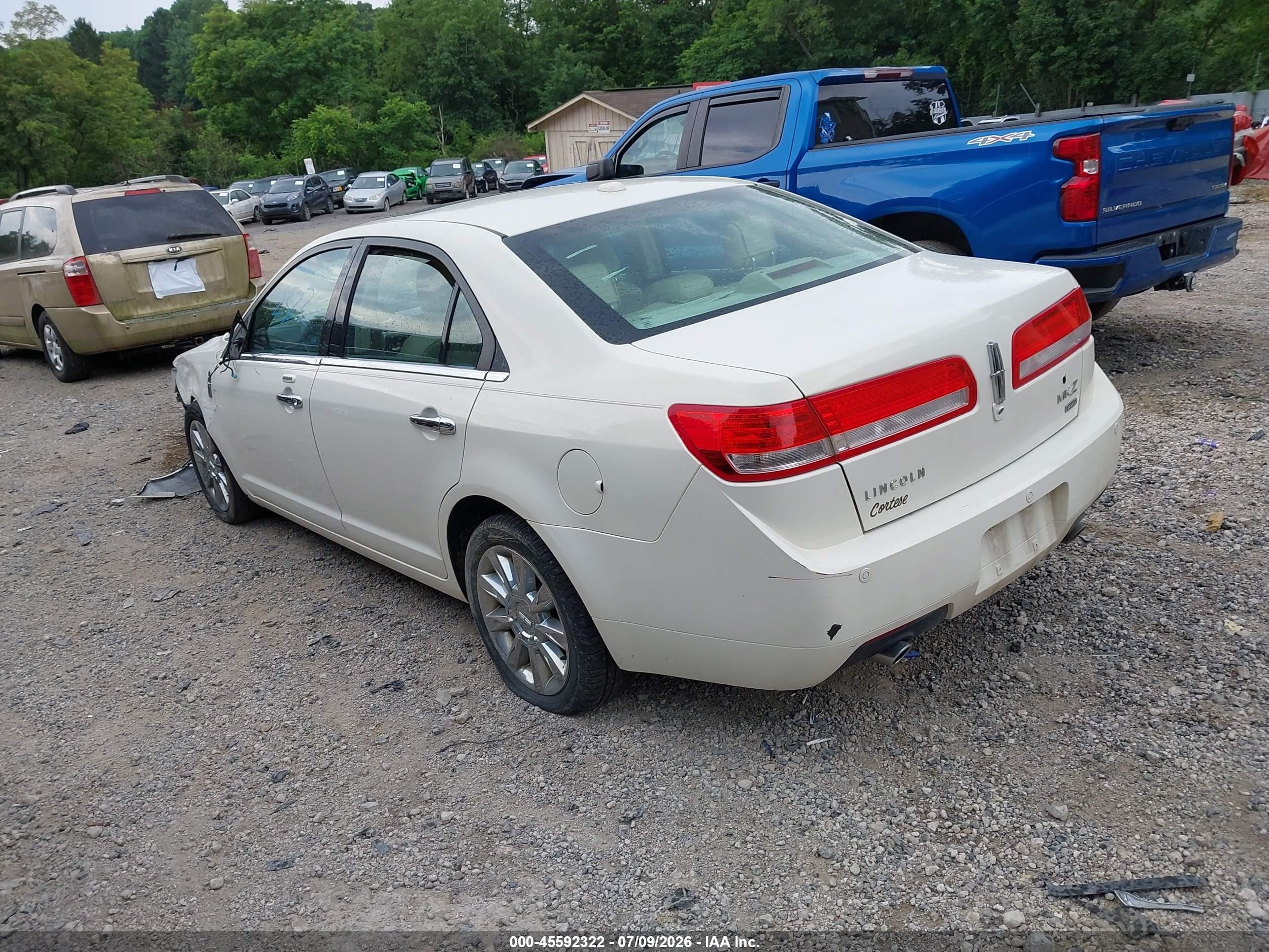 2012 Lincoln Mkz   Белый vin: 3LNHL2JC7CR837956