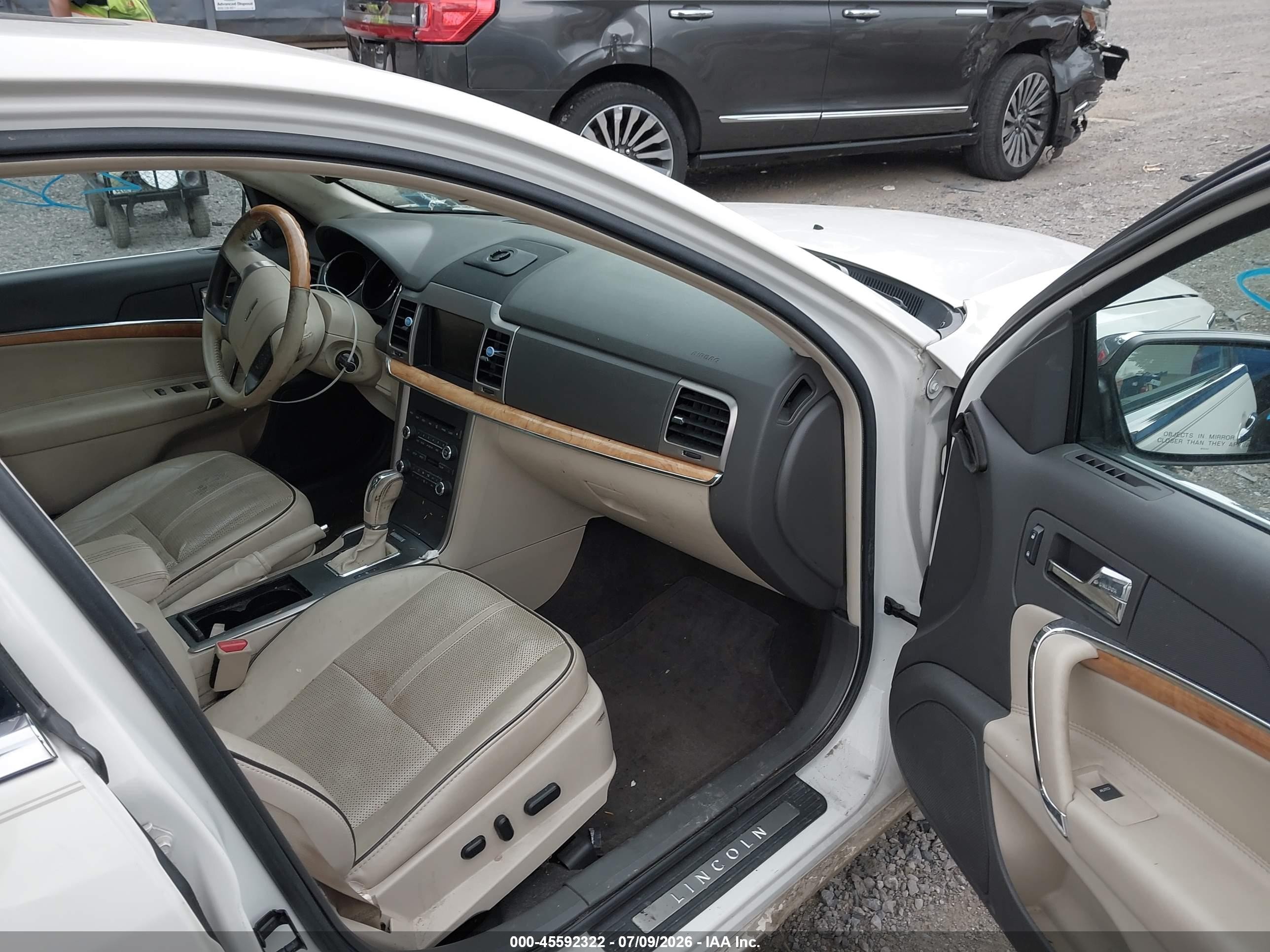 2012 Lincoln Mkz   Белый vin: 3LNHL2JC7CR837956