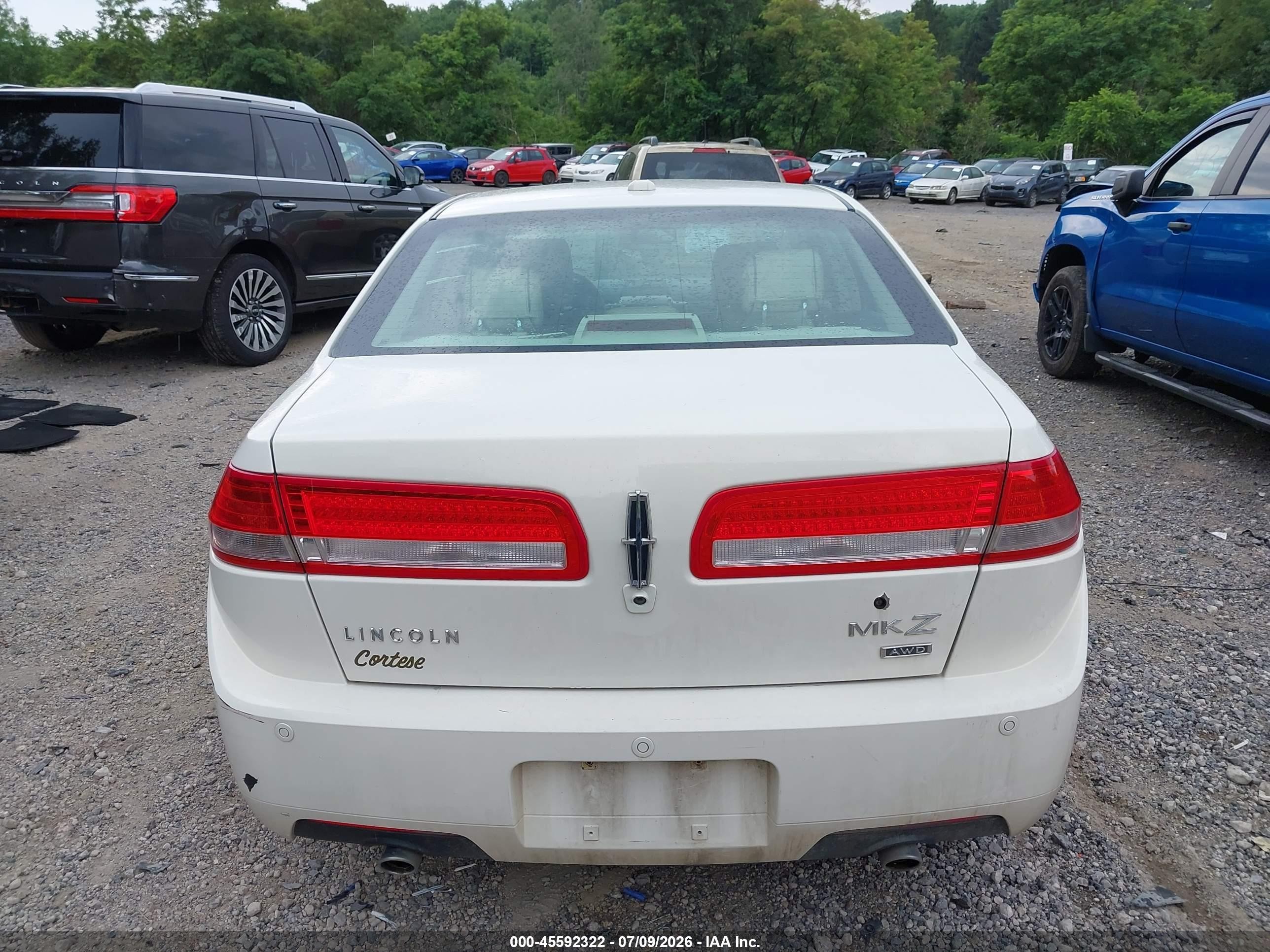 2012 Lincoln Mkz   Белый vin: 3LNHL2JC7CR837956