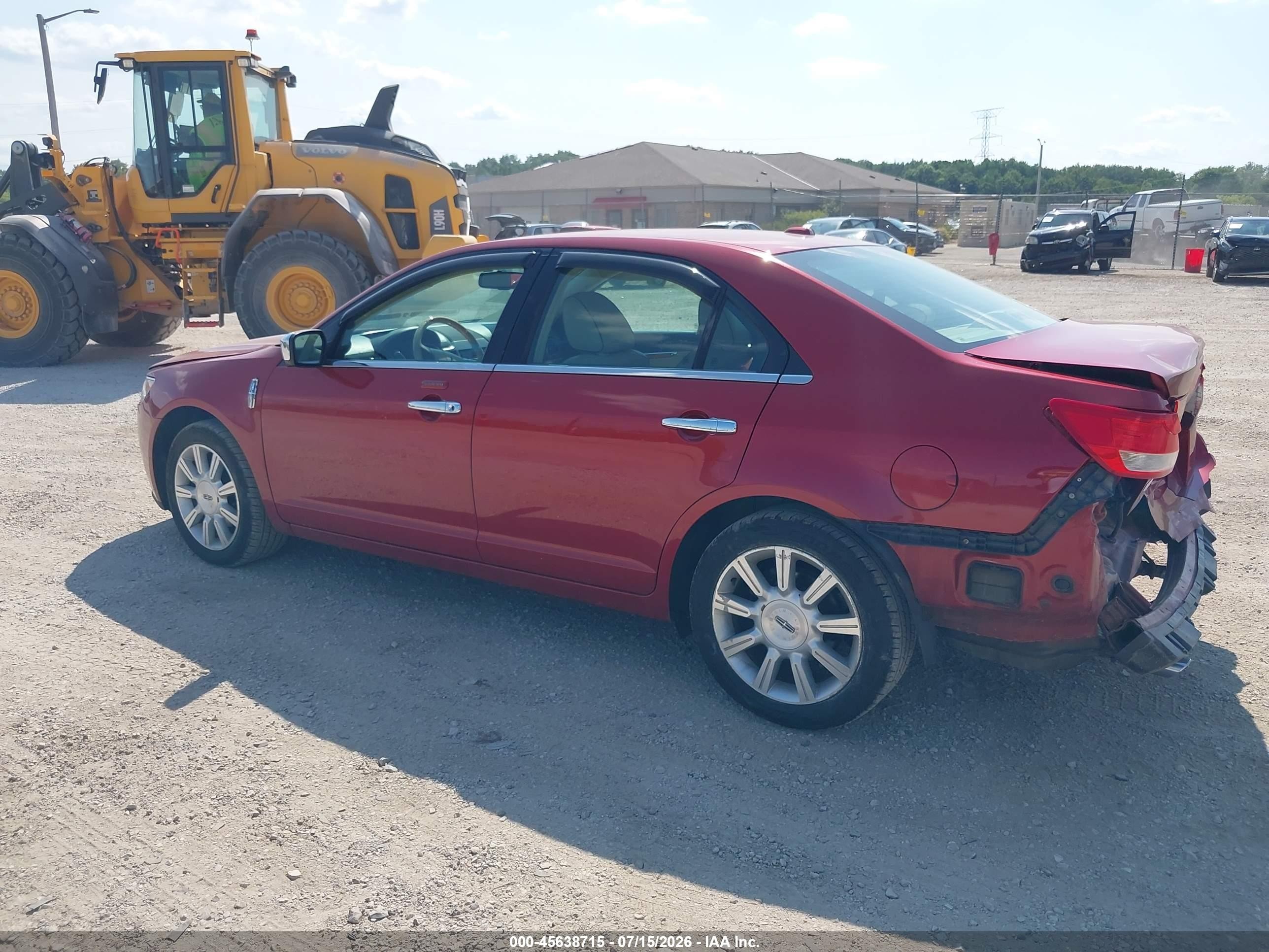 2010 Lincoln Mkz   Красный vin: 3LNHL2JC8AR624348