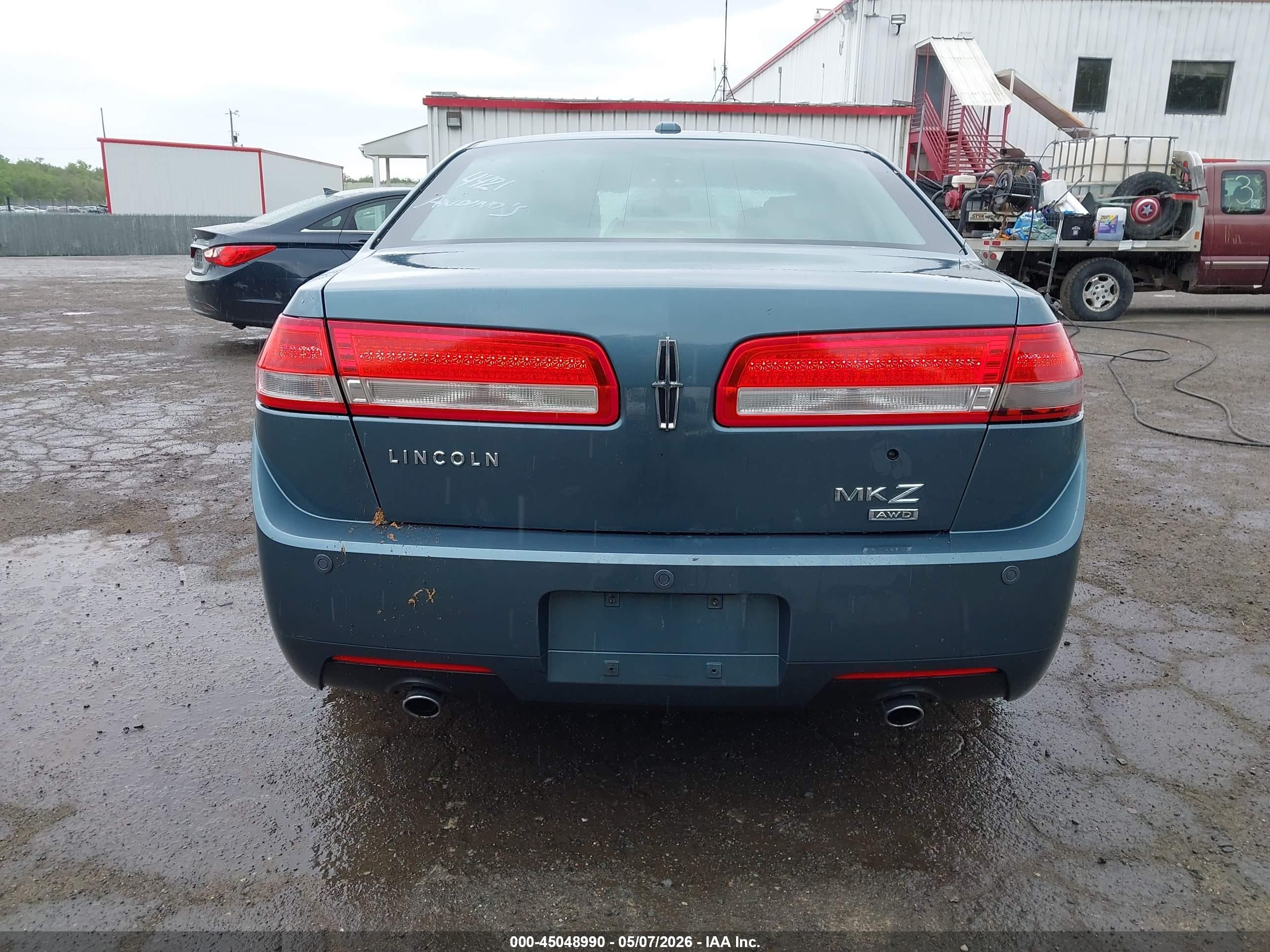 2012 Lincoln Mkz   Синий vin: 3LNHL2JC8CR823189