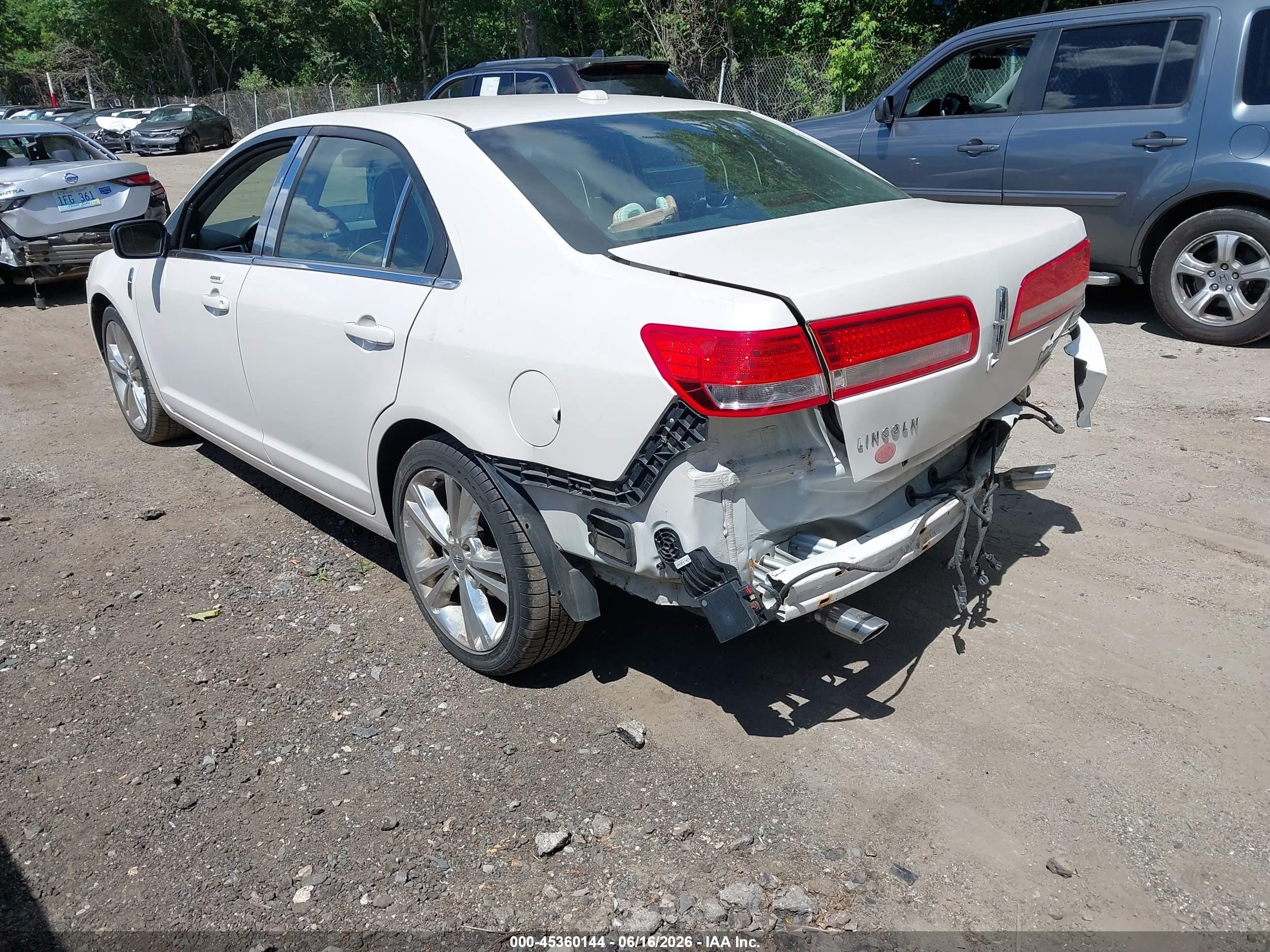 2012 Lincoln Mkz   Белый vin: 3LNHL2JC8CR824682