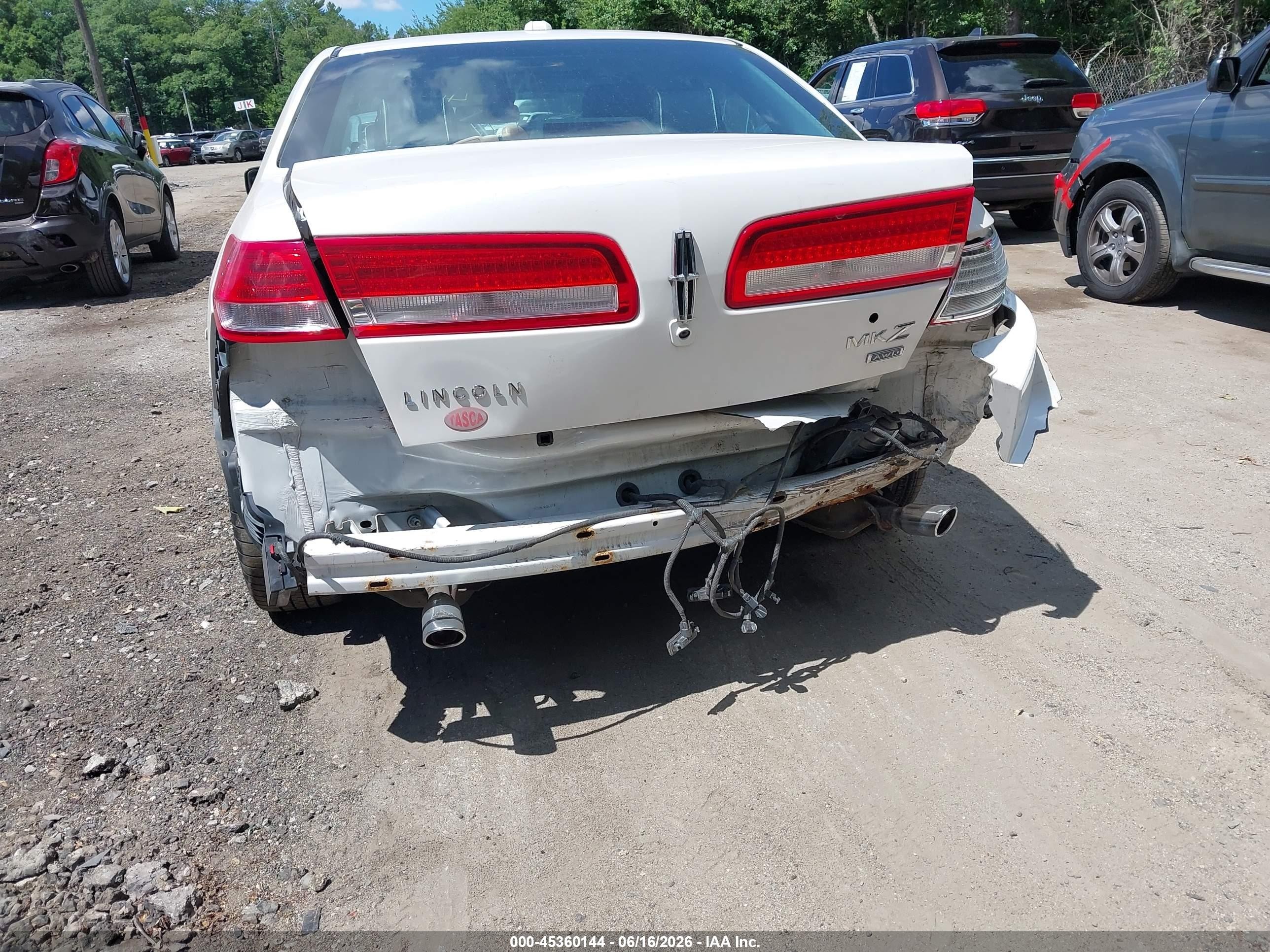 2012 Lincoln Mkz   Белый vin: 3LNHL2JC8CR824682