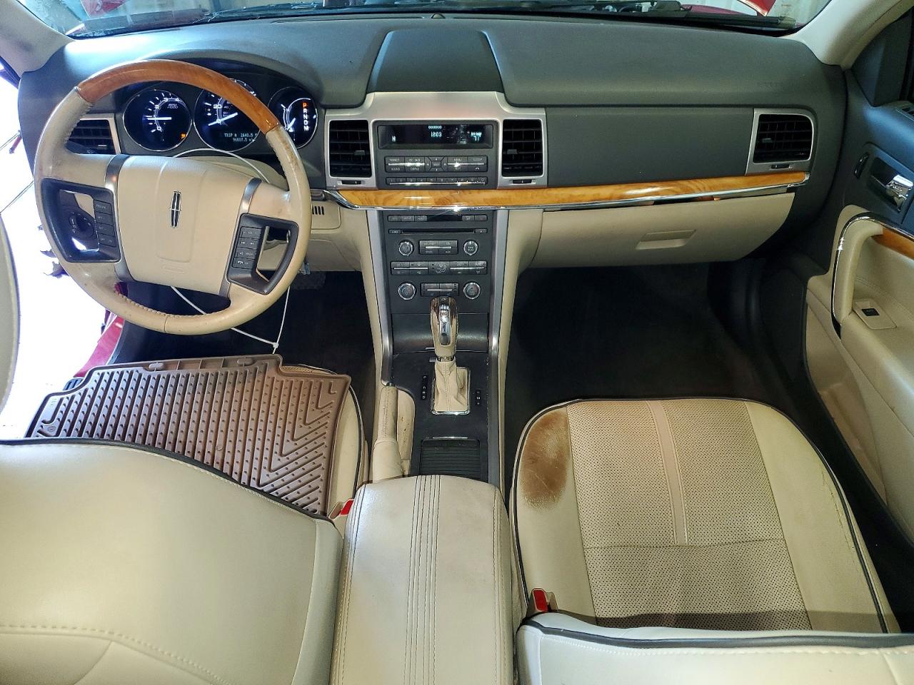 2012 Lincoln Mkz Red vin: 3LNHL2JC8CR831681