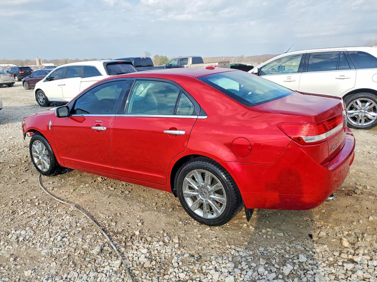 2010 Lincoln Mkz Red vin: 3LNHL2JC9AR652935