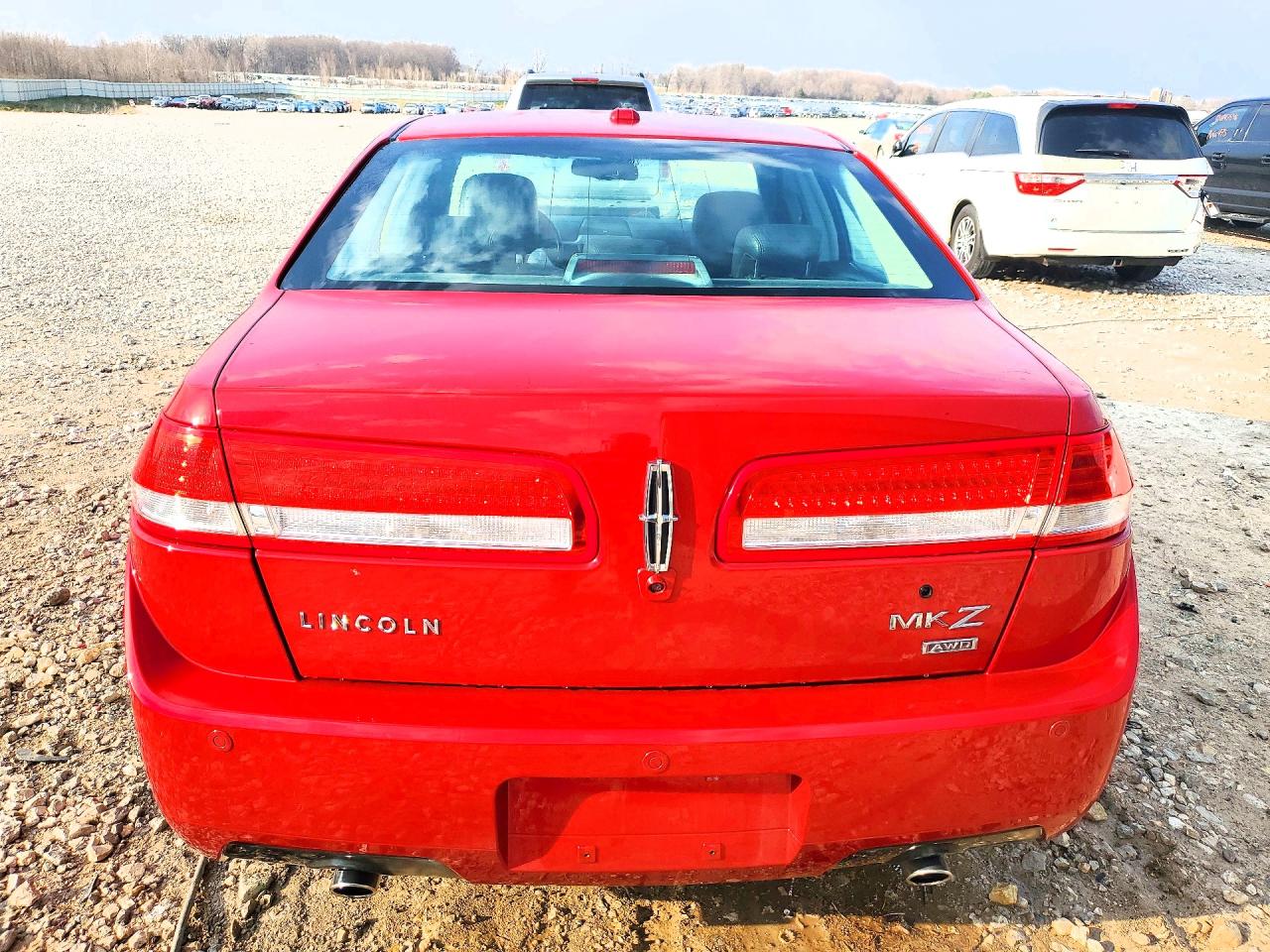 2010 Lincoln Mkz Red vin: 3LNHL2JC9AR652935