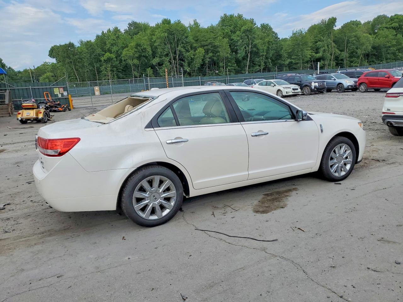 2012 Lincoln Mkz White vin: 3LNHL2JC9CR830779