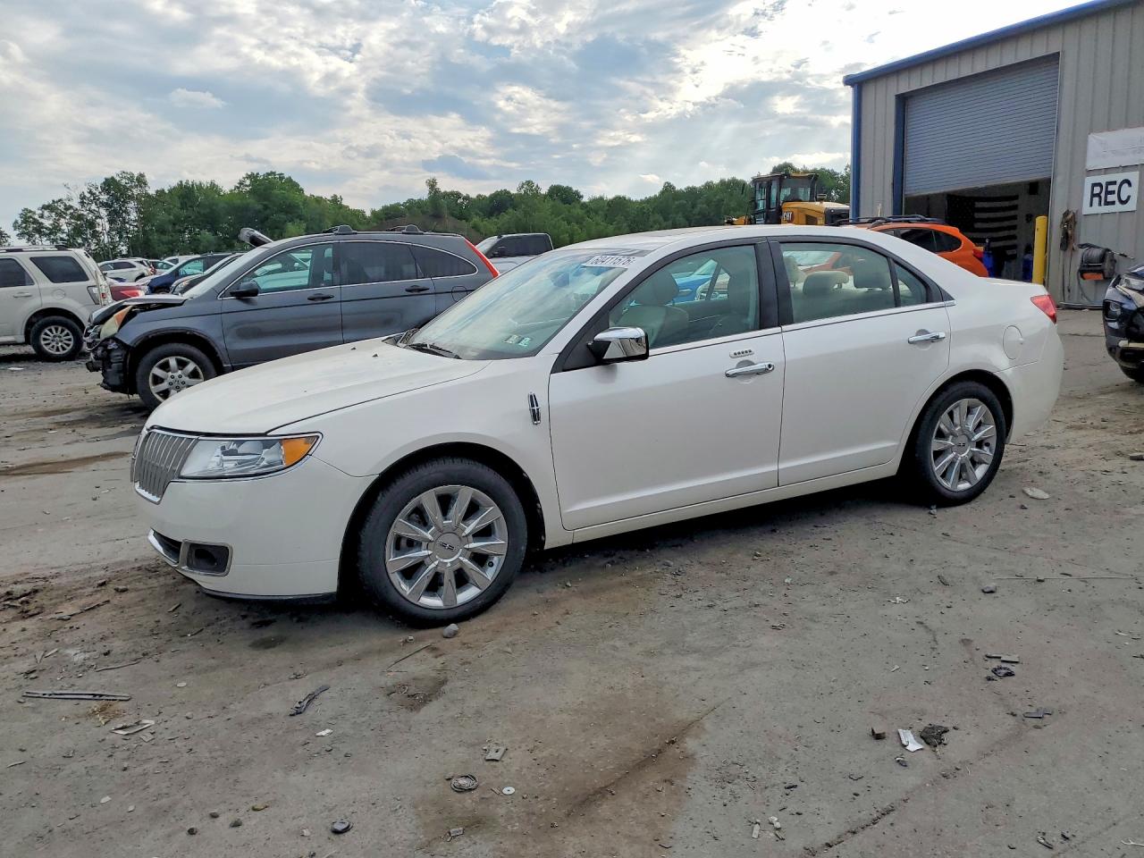 2012 Lincoln Mkz White vin: 3LNHL2JC9CR830779