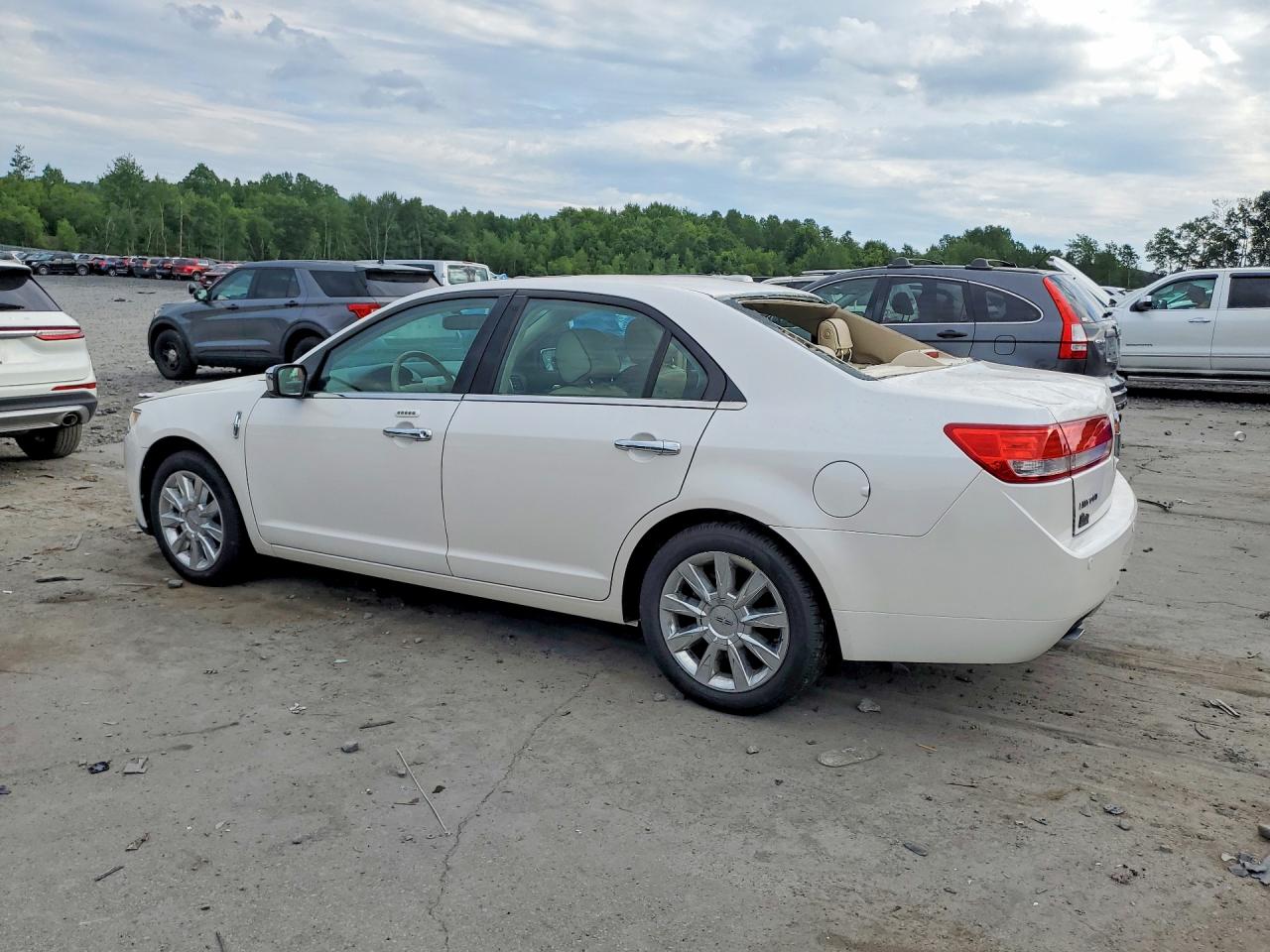2012 Lincoln Mkz White vin: 3LNHL2JC9CR830779