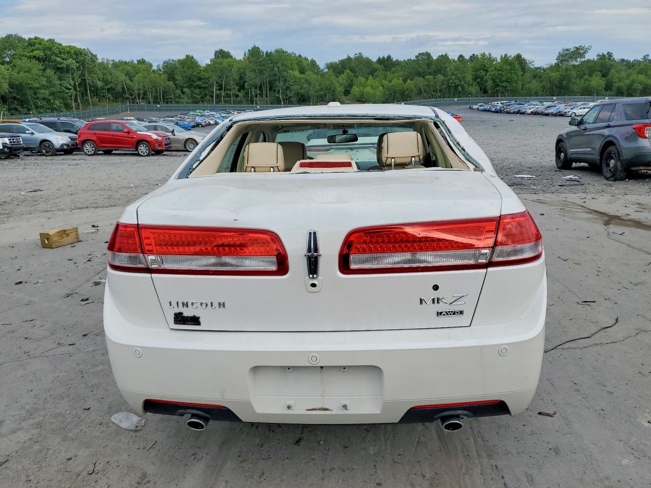 2012 Lincoln Mkz White vin: 3LNHL2JC9CR830779