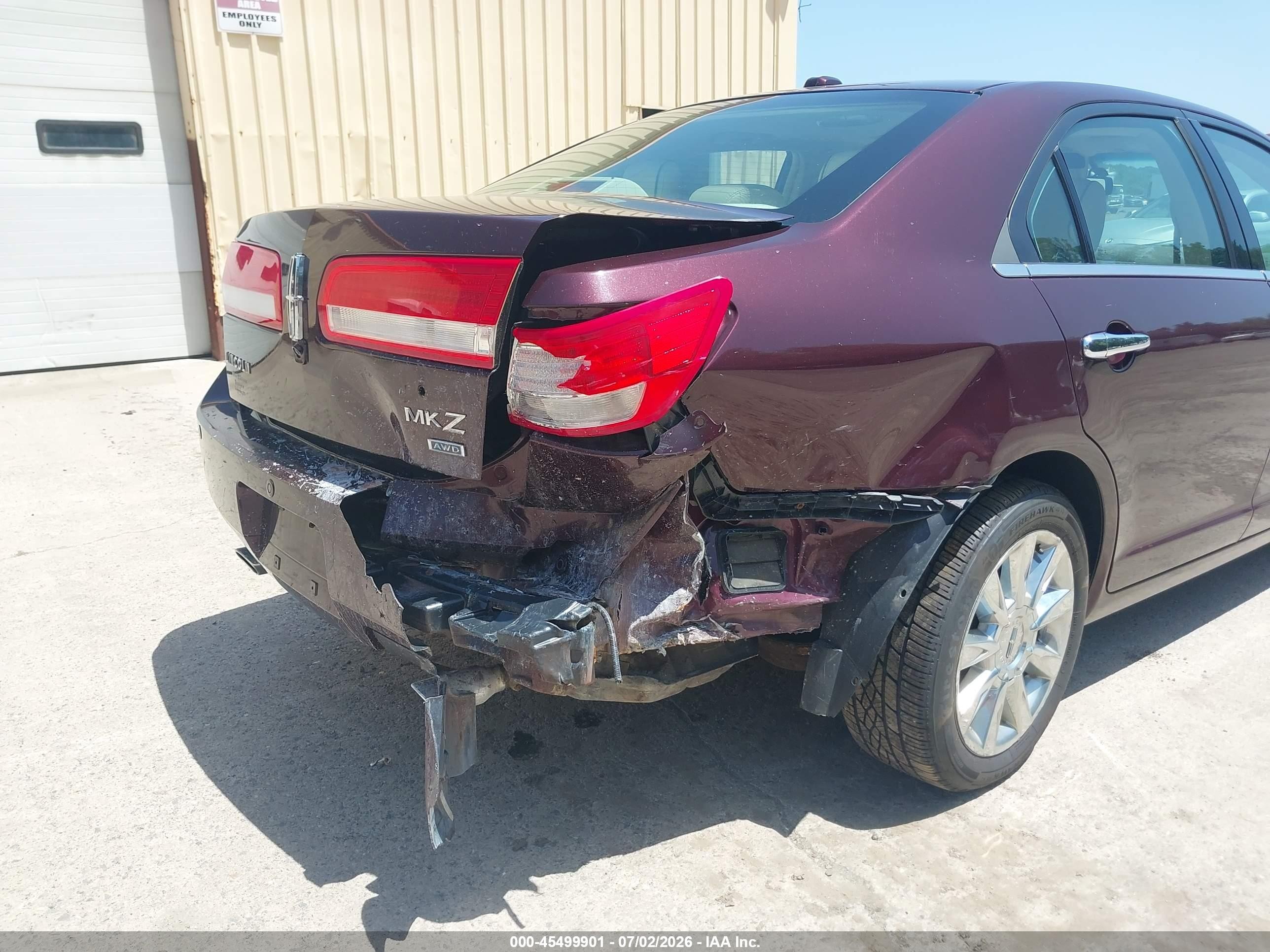 2012 Lincoln Mkz   Темно-бордовый vin: 3LNHL2JC9CR832175