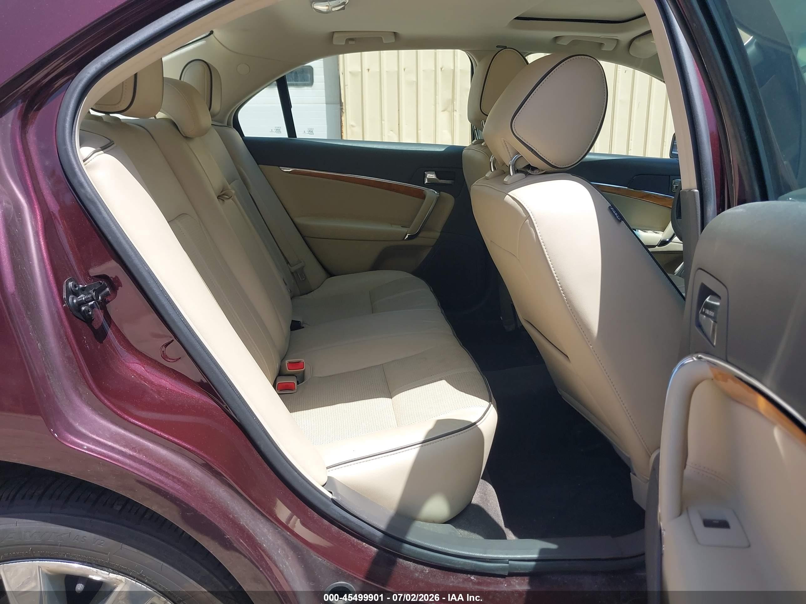 2012 Lincoln Mkz   Темно-бордовый vin: 3LNHL2JC9CR832175