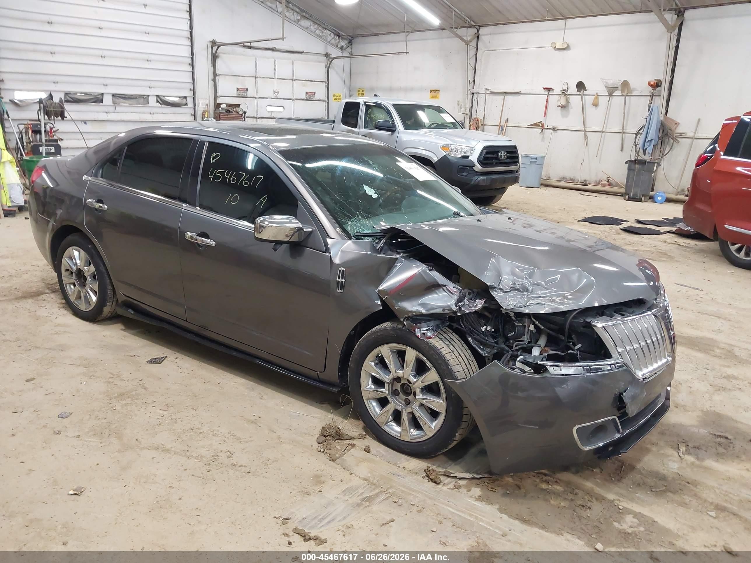 2010 Lincoln Mkz   Gray vin: 3LNHL2JCXAR624867