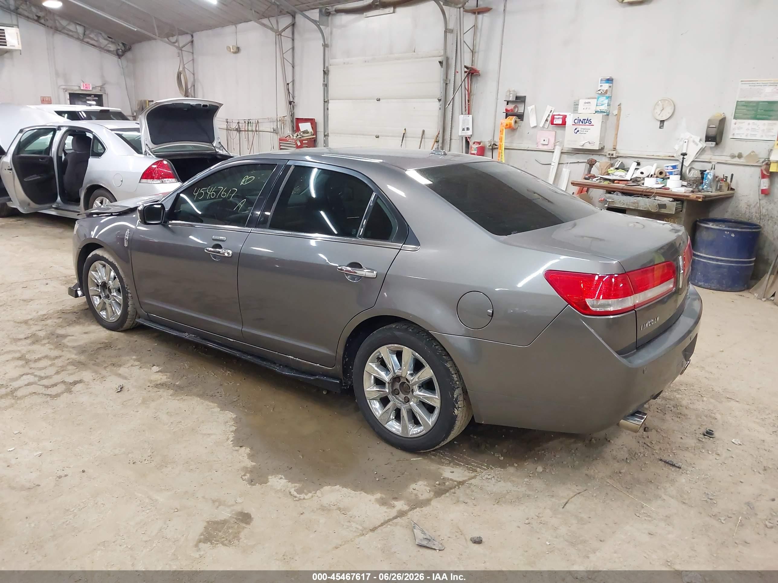 2010 Lincoln Mkz   Gray vin: 3LNHL2JCXAR624867