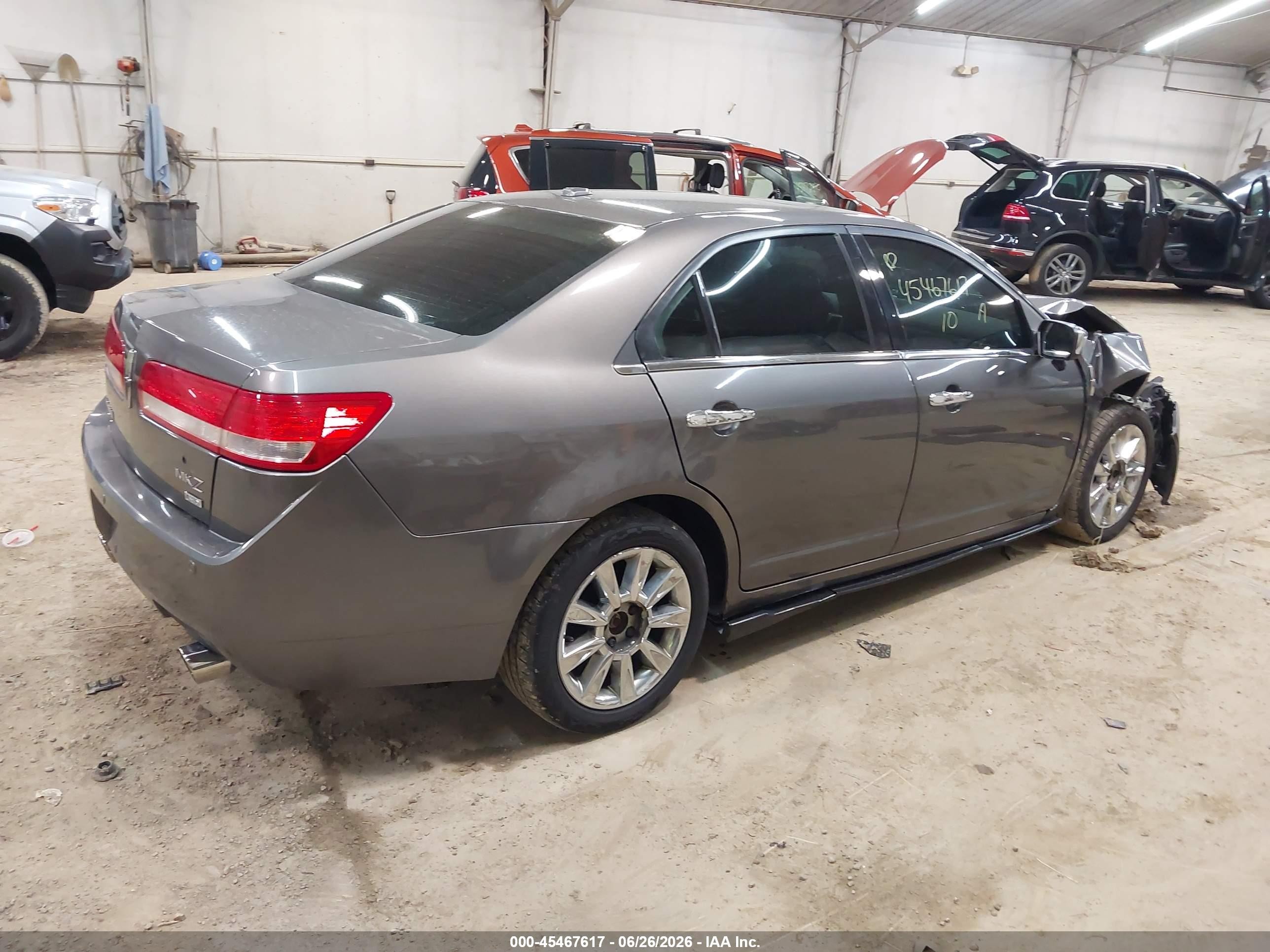 2010 Lincoln Mkz   Gray vin: 3LNHL2JCXAR624867