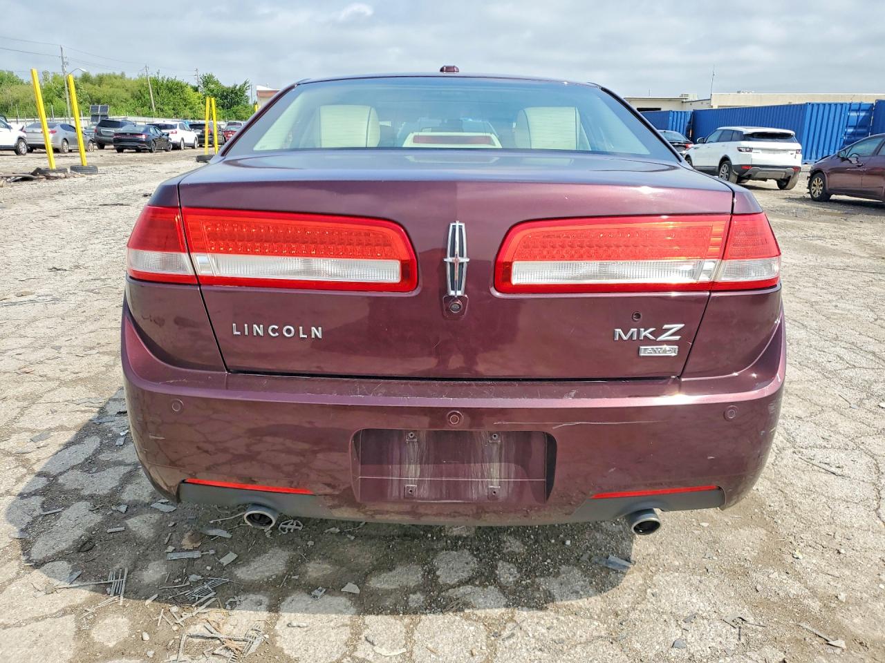 2011 Lincoln Mkz Burgundy vin: 3LNHL2JCXBR769392