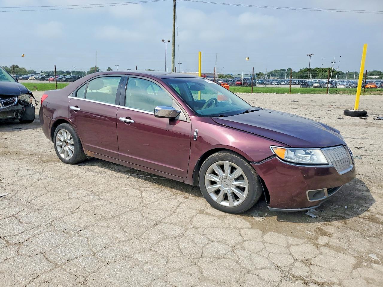 2011 Lincoln Mkz Burgundy vin: 3LNHL2JCXBR769392