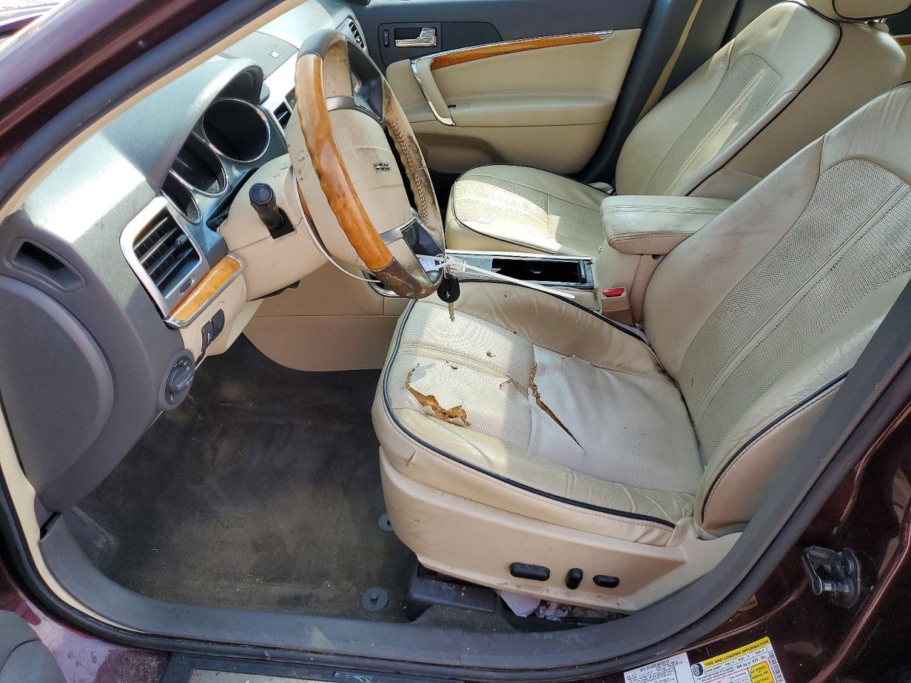 2011 Lincoln Mkz Burgundy vin: 3LNHL2JCXBR769392