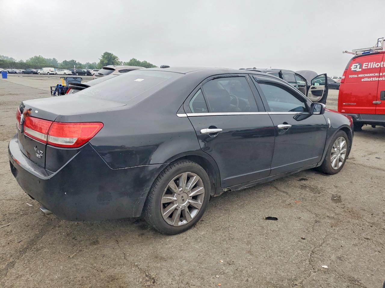 2012 Lincoln Mkz Черный vin: 3LNHL2JCXCR806202
