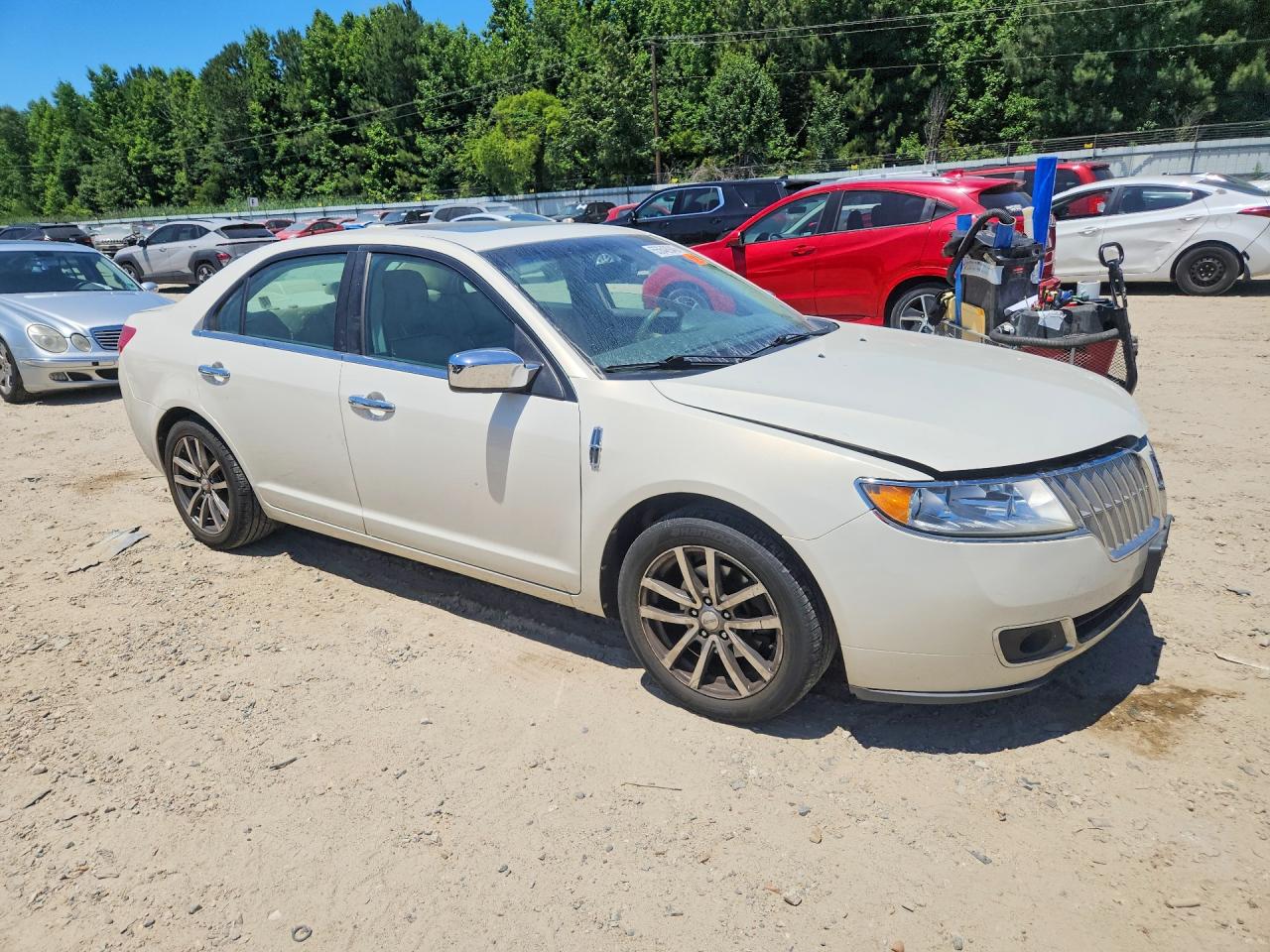 2012 Lincoln Mkz White vin: 3LNHL2JCXCR812856