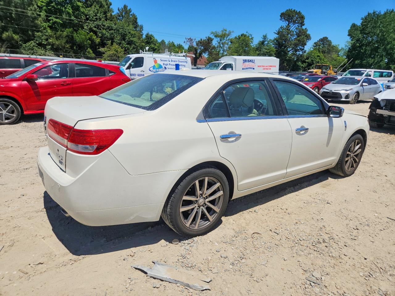 2012 Lincoln Mkz White vin: 3LNHL2JCXCR812856