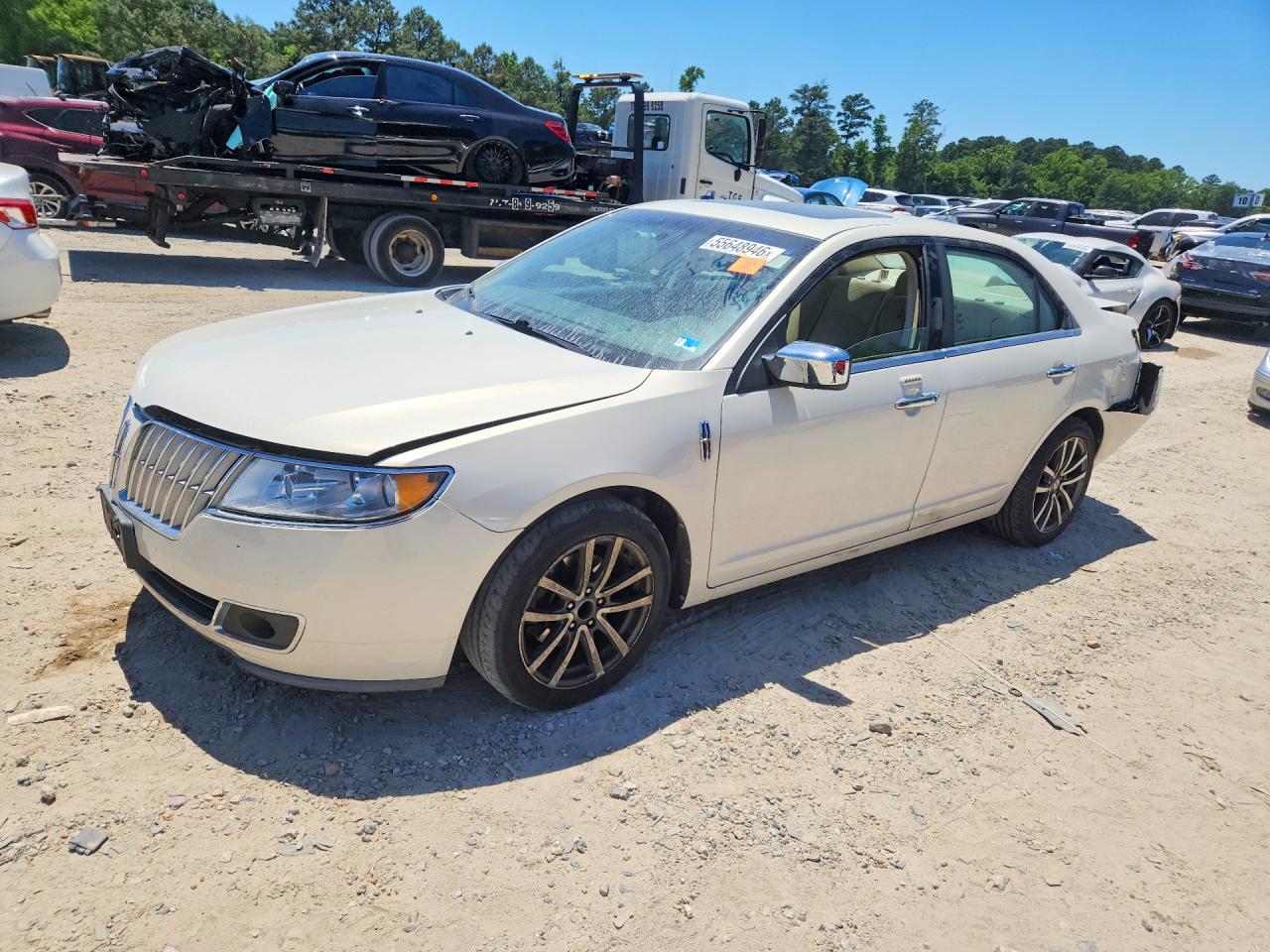 2012 Lincoln Mkz White vin: 3LNHL2JCXCR812856