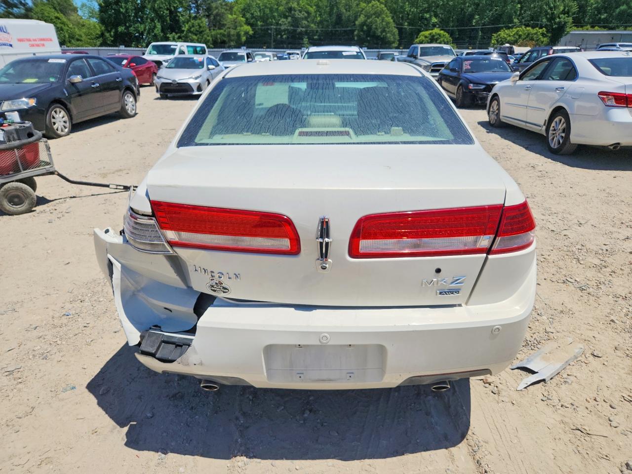 2012 Lincoln Mkz White vin: 3LNHL2JCXCR812856