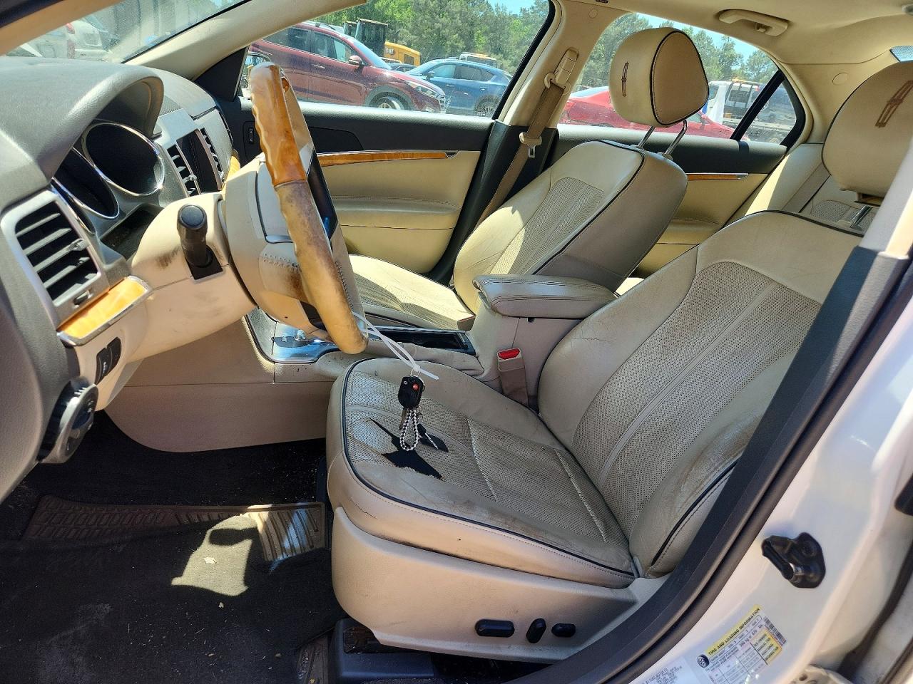 2012 Lincoln Mkz White vin: 3LNHL2JCXCR812856