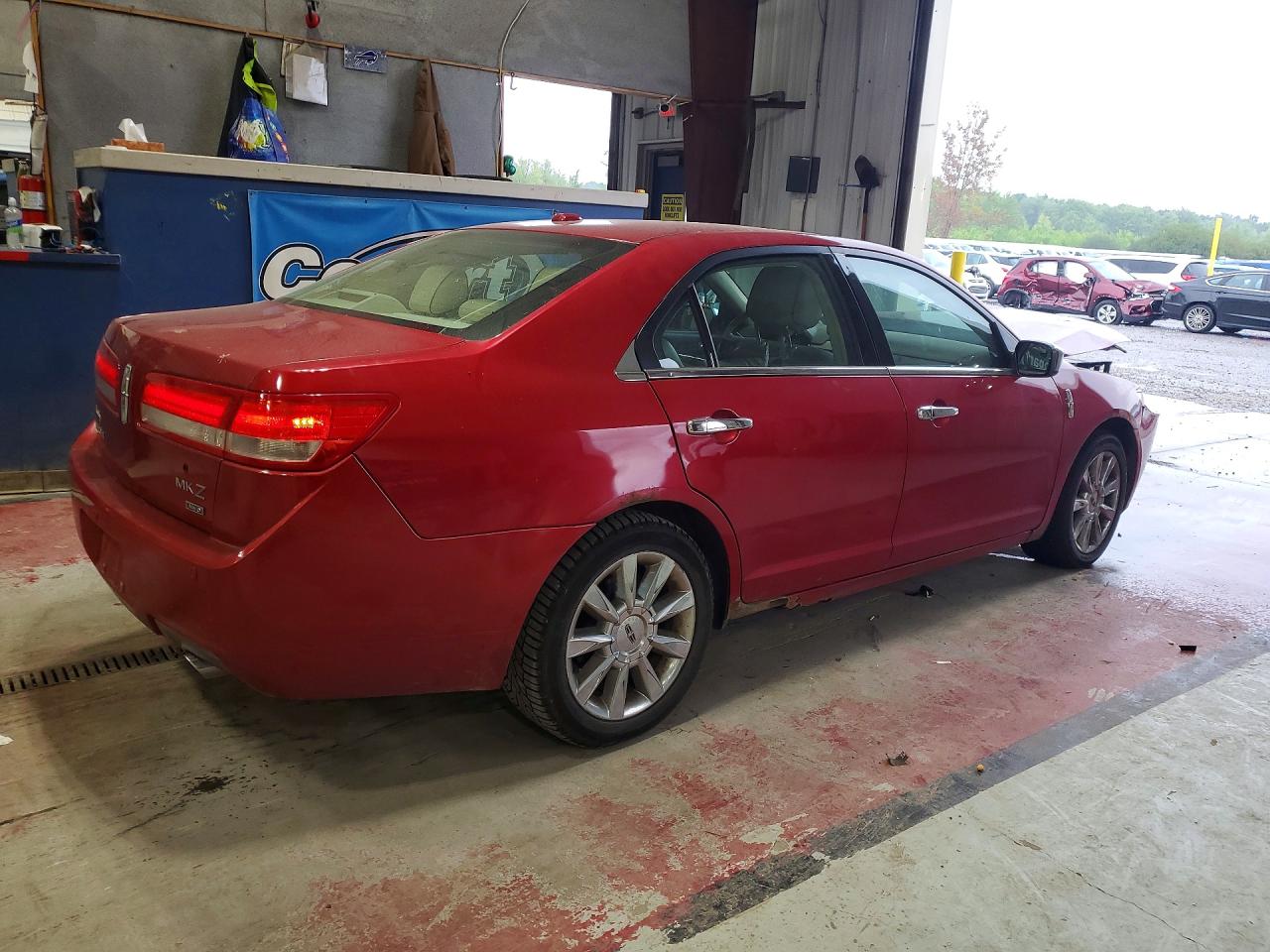 2012 Lincoln Mkz Red vin: 3LNHL2JCXCR813845