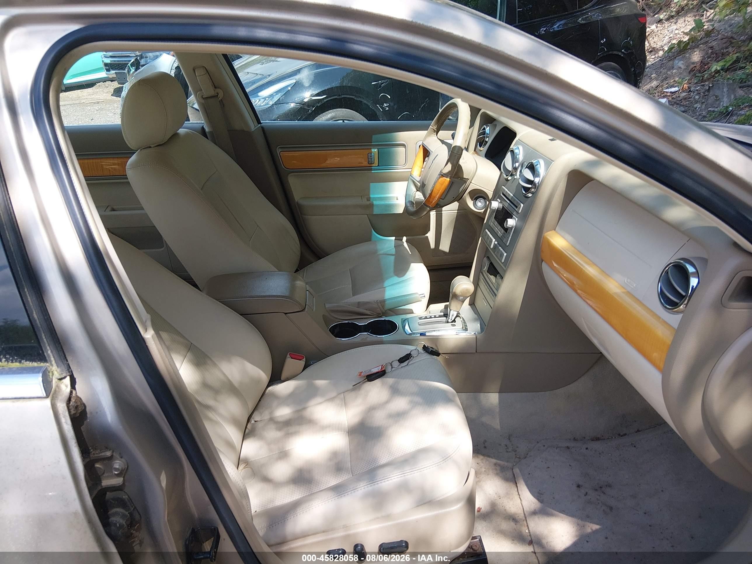 2006 Lincoln Zephyr Gold vin: 3LNHM26116R641388