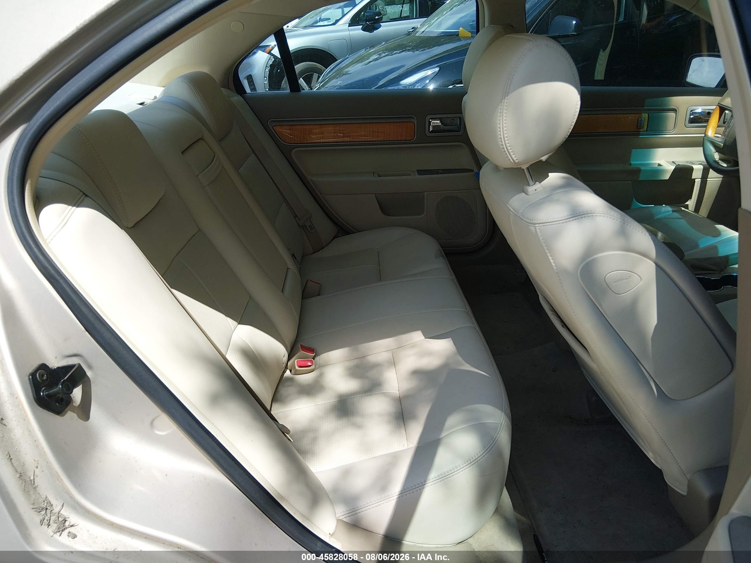 2006 Lincoln Zephyr Gold vin: 3LNHM26116R641388