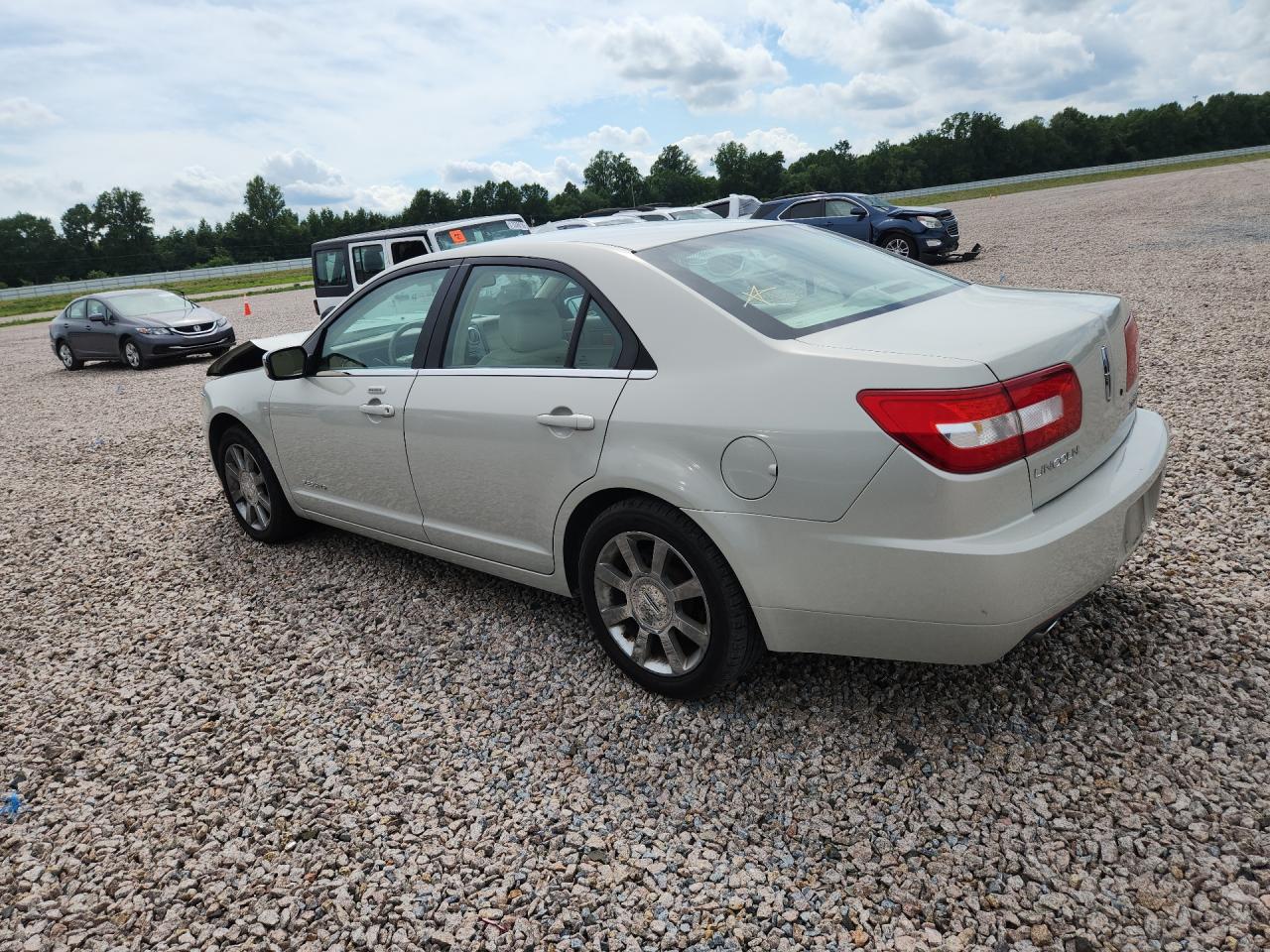 2006 Lincoln Zephyr White vin: 3LNHM26126R629654