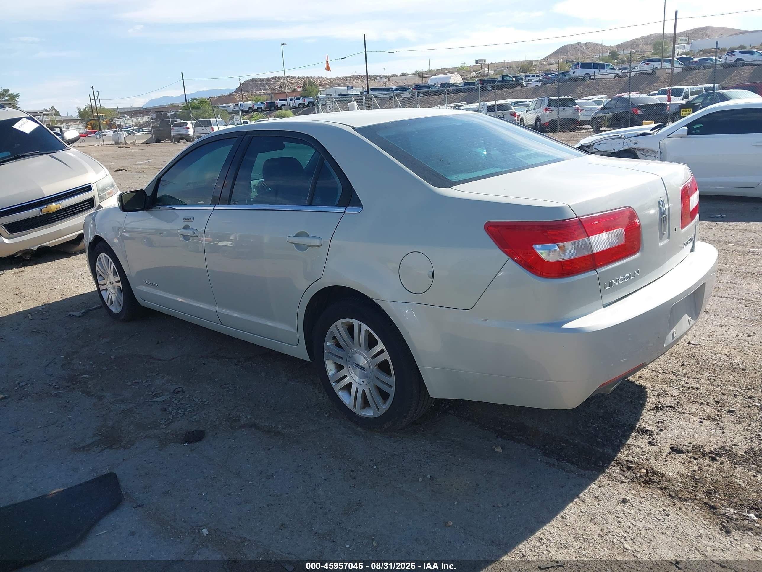 2006 Lincoln Zephyr   Tan vin: 3LNHM26126R665280