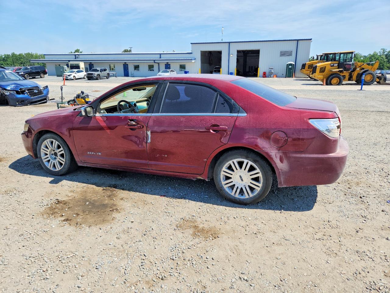 2006 Lincoln Zephyr Burgundy vin: 3LNHM26136R626648