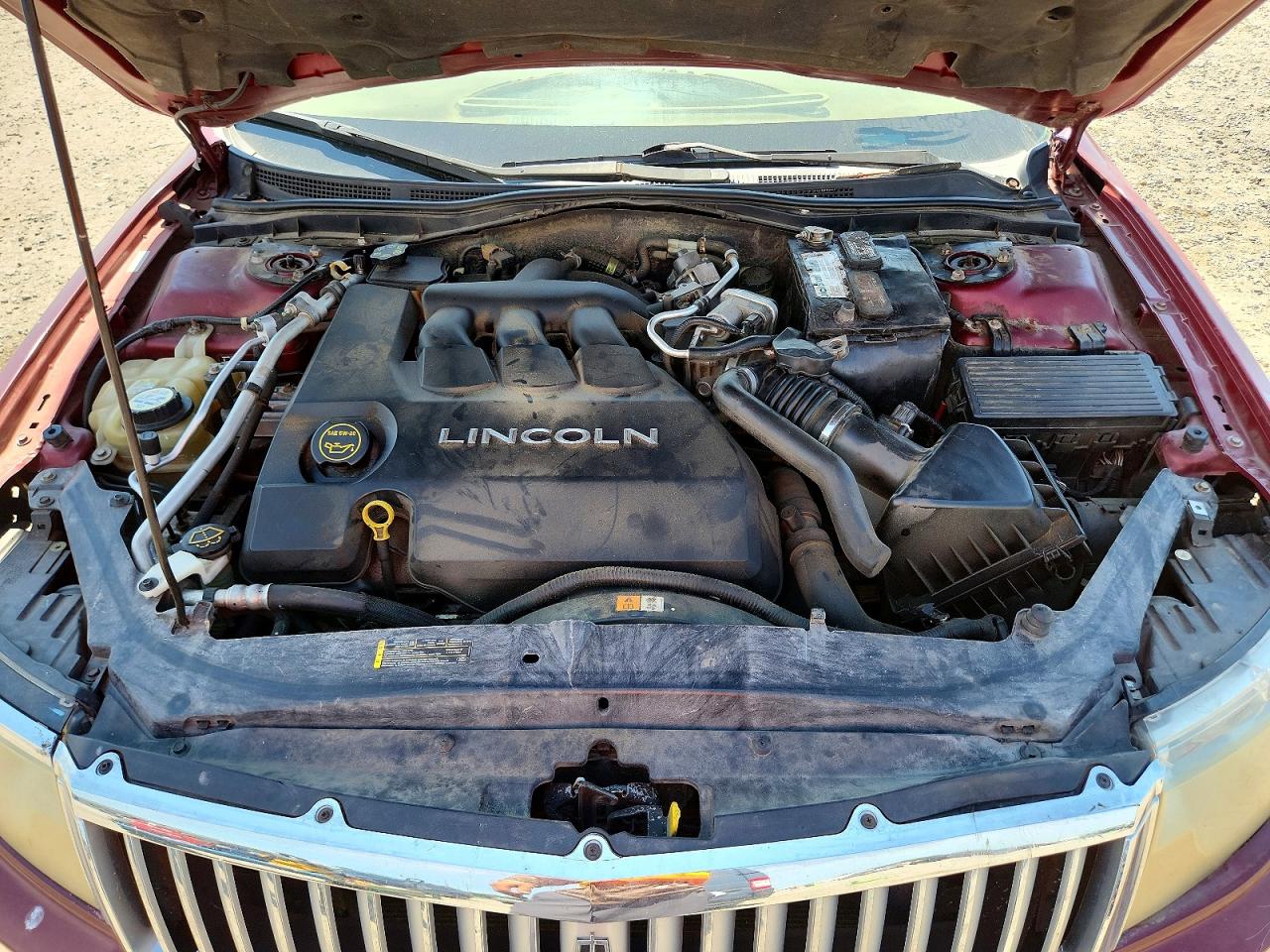 2006 Lincoln Zephyr Burgundy vin: 3LNHM26136R626648