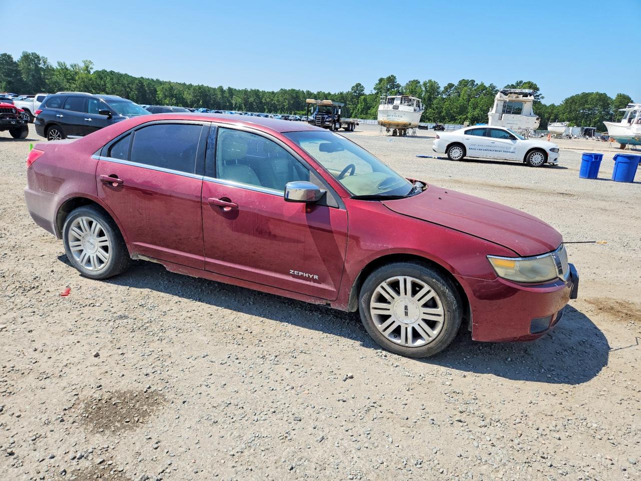 2006 Lincoln Zephyr Burgundy vin: 3LNHM26136R626648