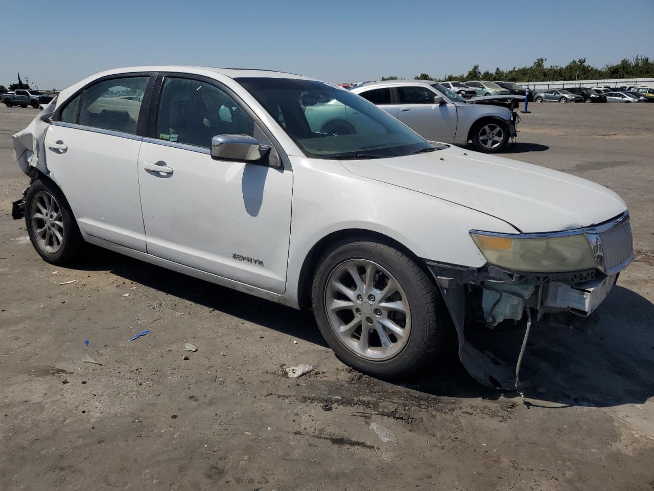 2006 Lincoln Zephyr White vin: 3LNHM26146R635049