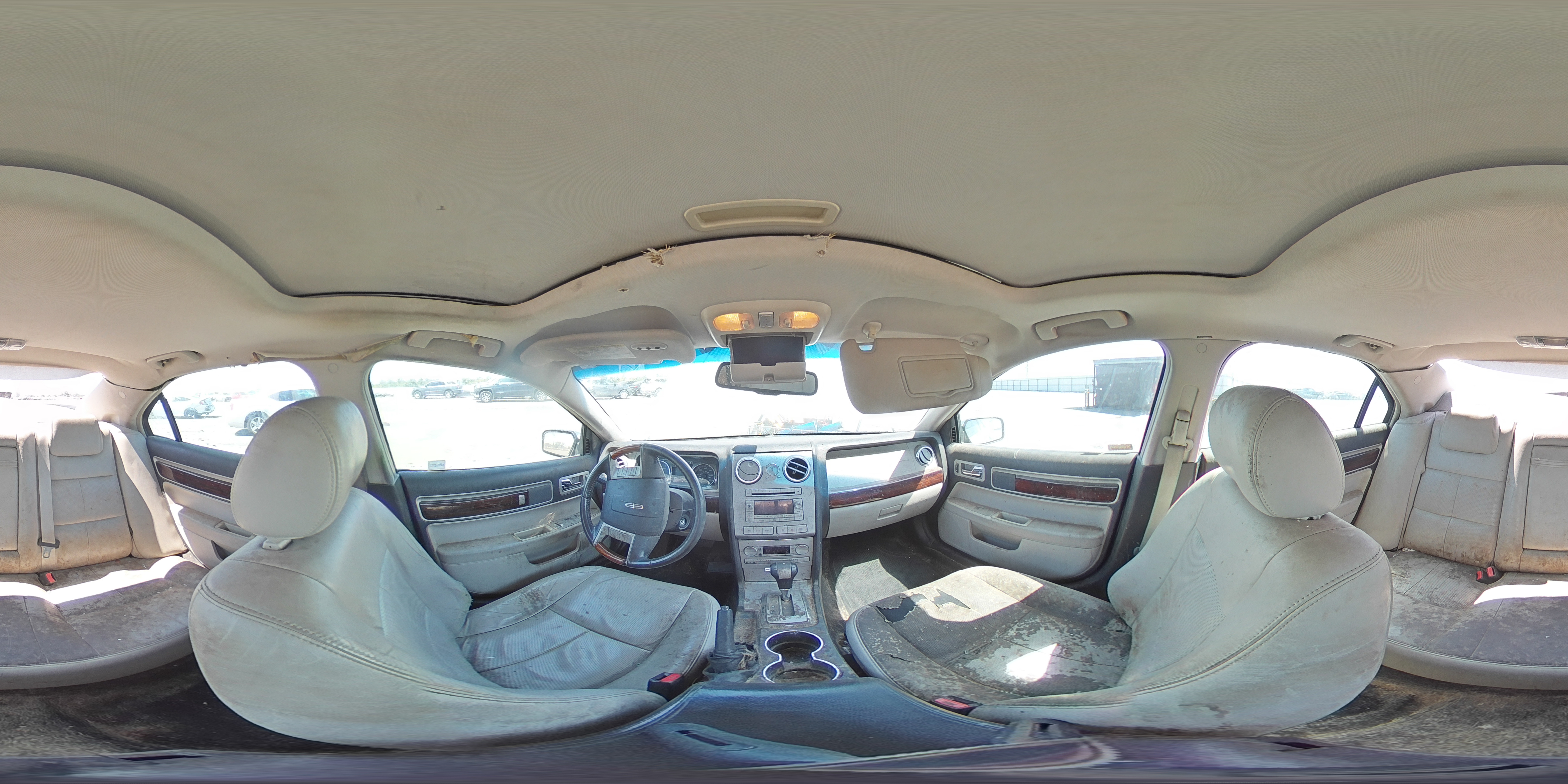 2006 Lincoln Zephyr White vin: 3LNHM26146R635049