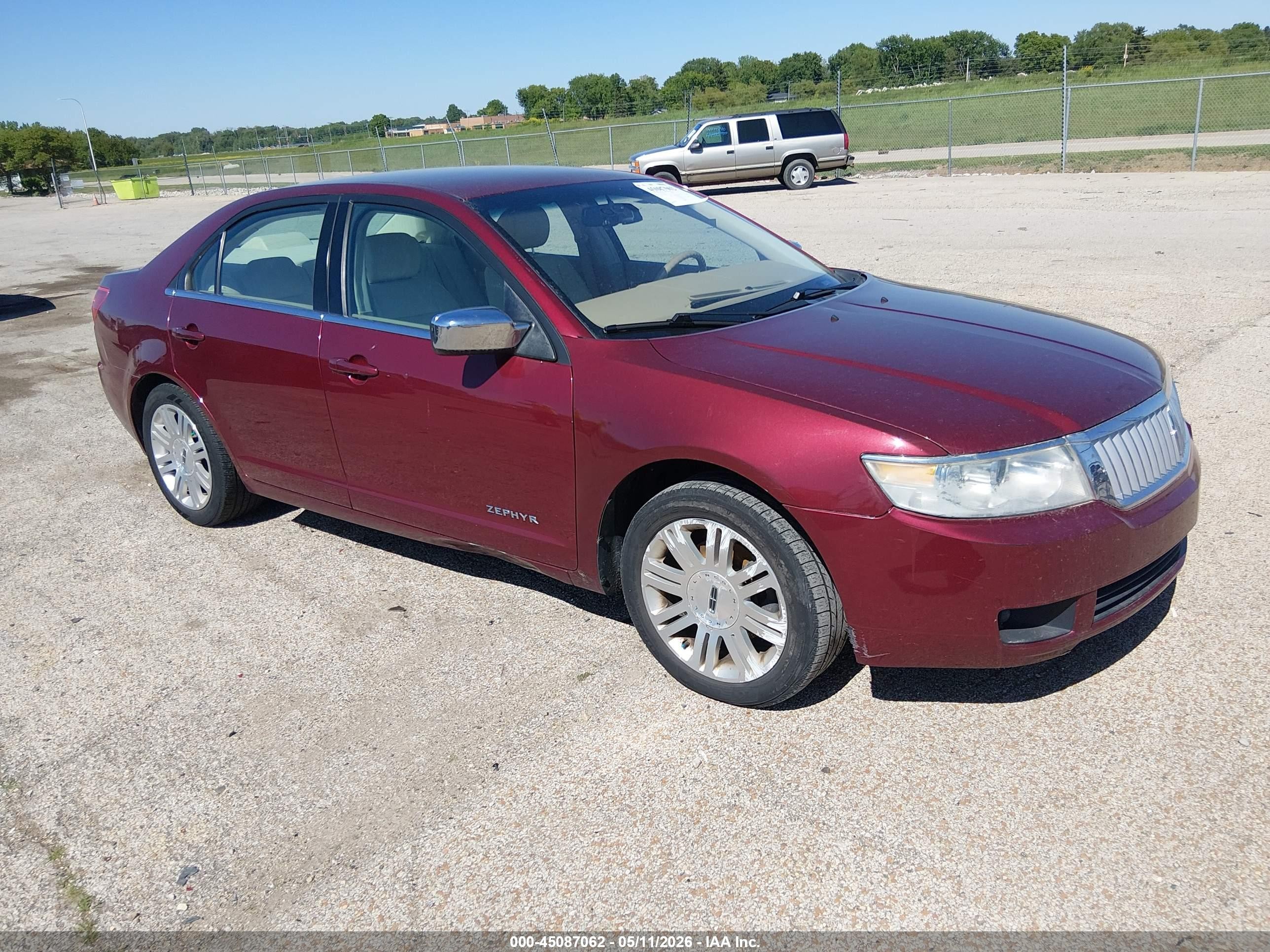 2006 Lincoln Zephyr   Red vin: 3LNHM26146R667726