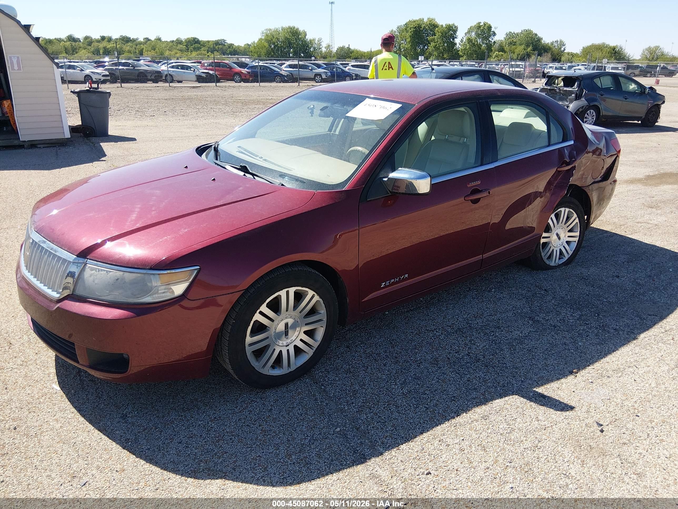 2006 Lincoln Zephyr   Red vin: 3LNHM26146R667726