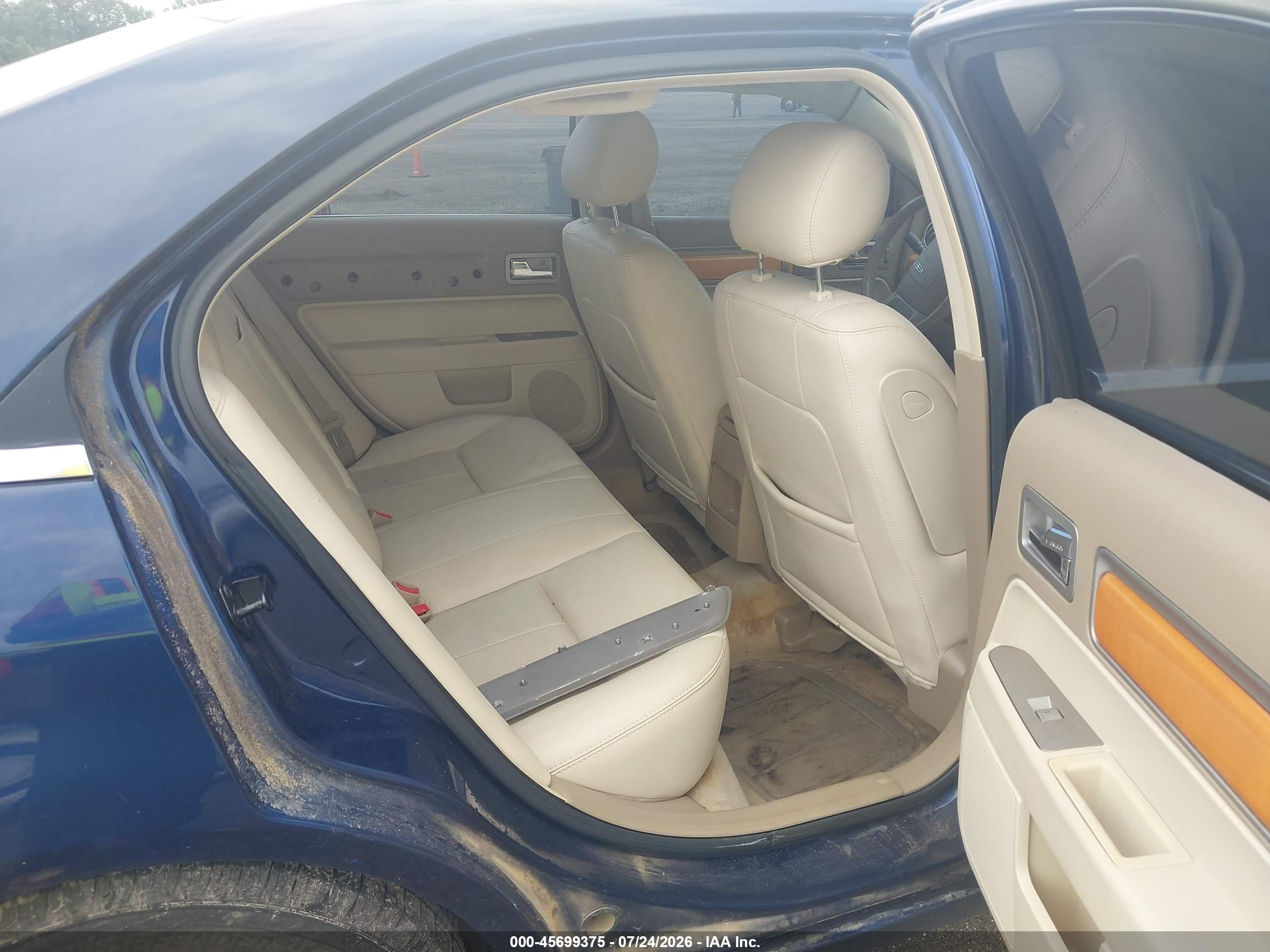 2006 Lincoln Zephyr   Blue vin: 3LNHM26156R619572