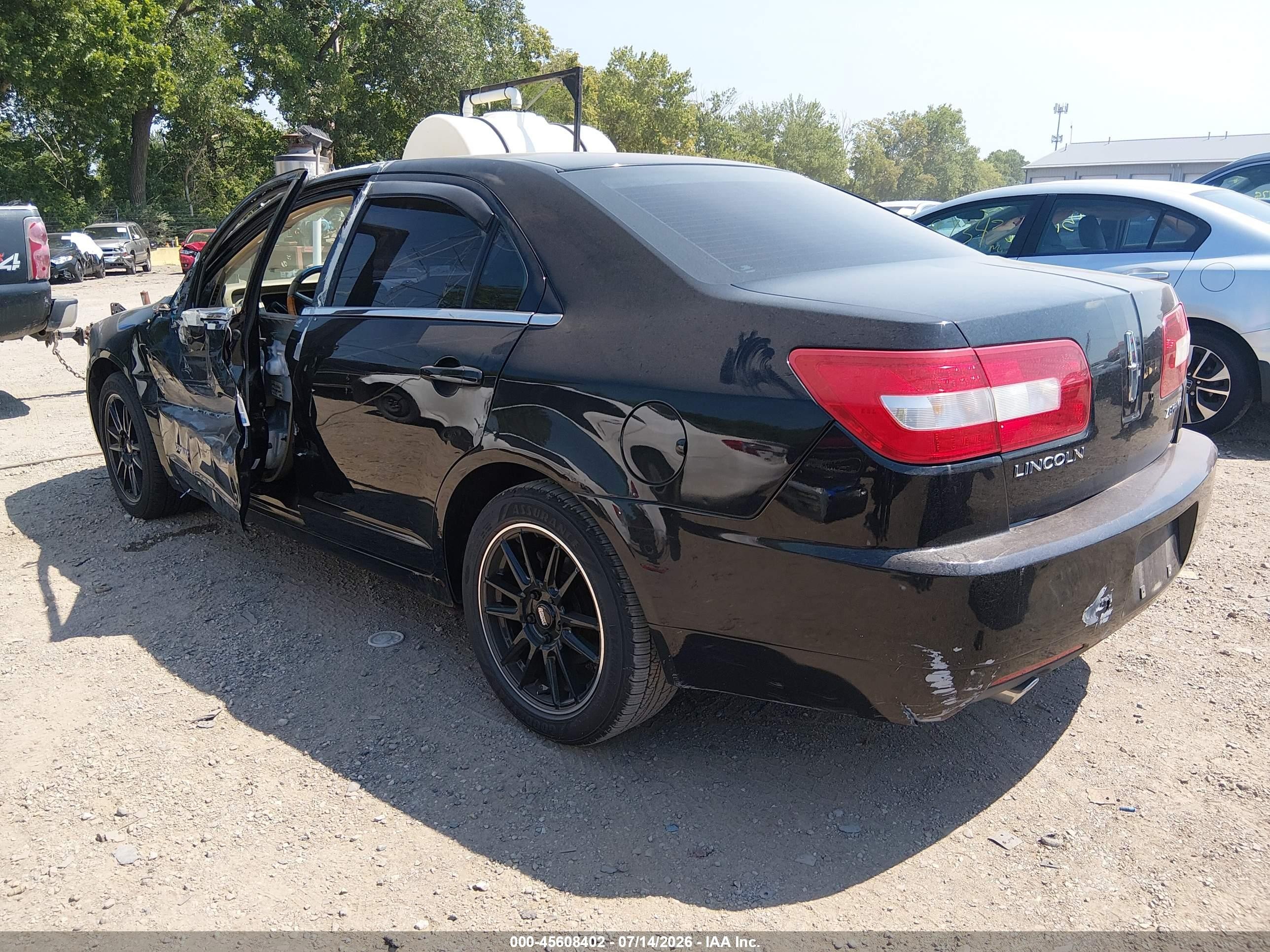 2006 Lincoln Zephyr   Черный vin: 3LNHM26166R659935