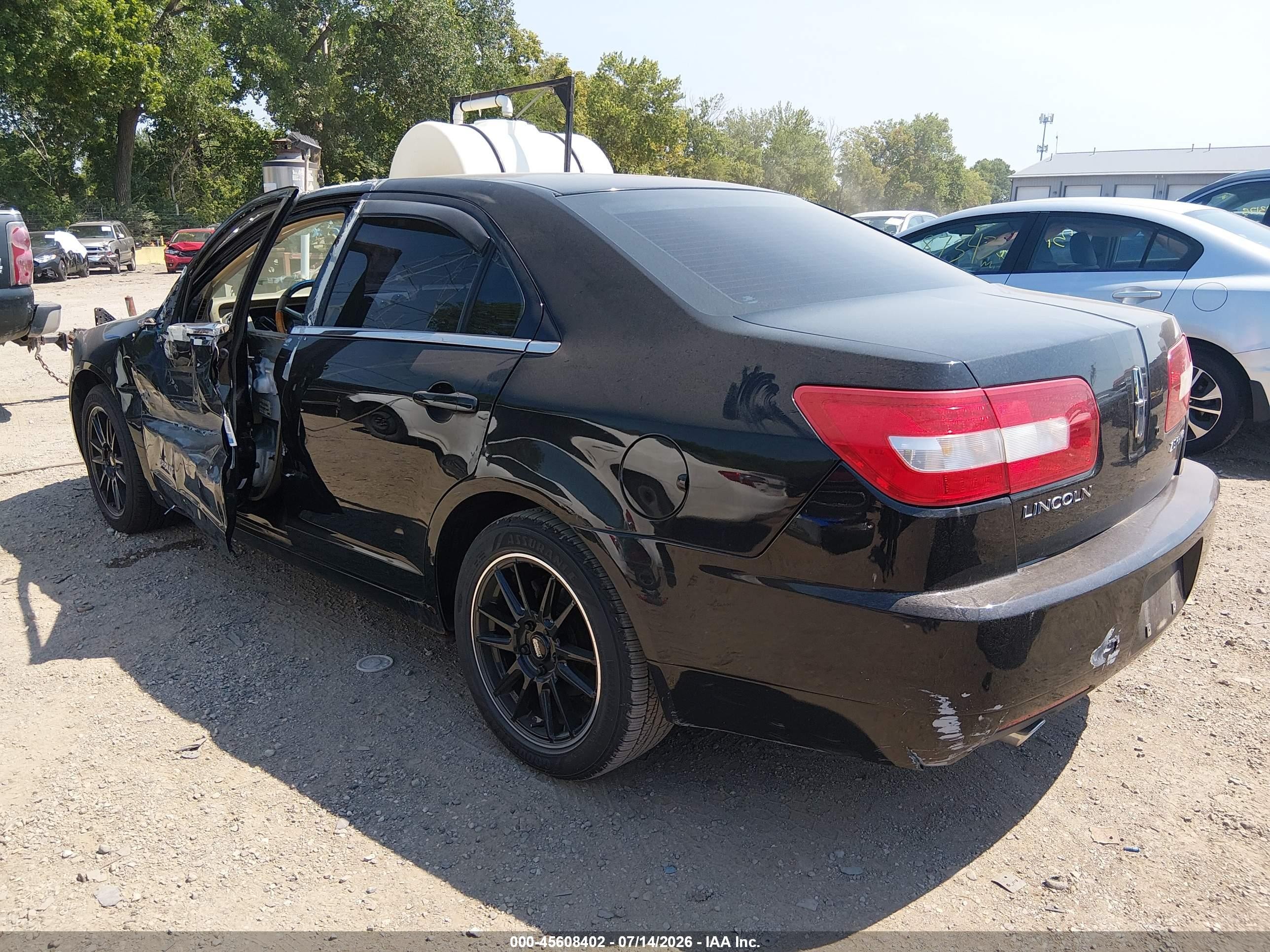 2006 Lincoln Zephyr   Черный vin: 3LNHM26166R659935